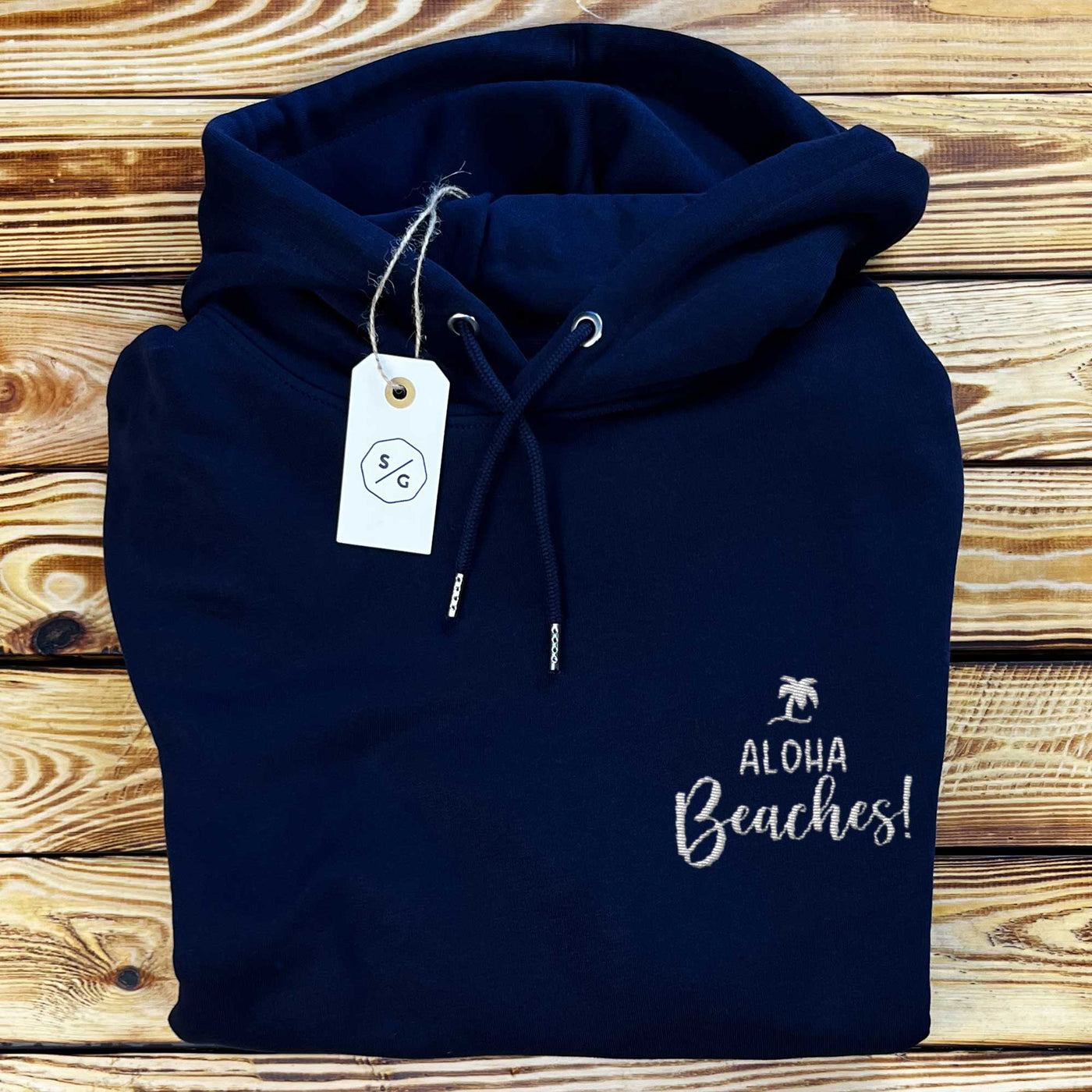 BESTICKTER HOODIE • ALOHA BEACHES