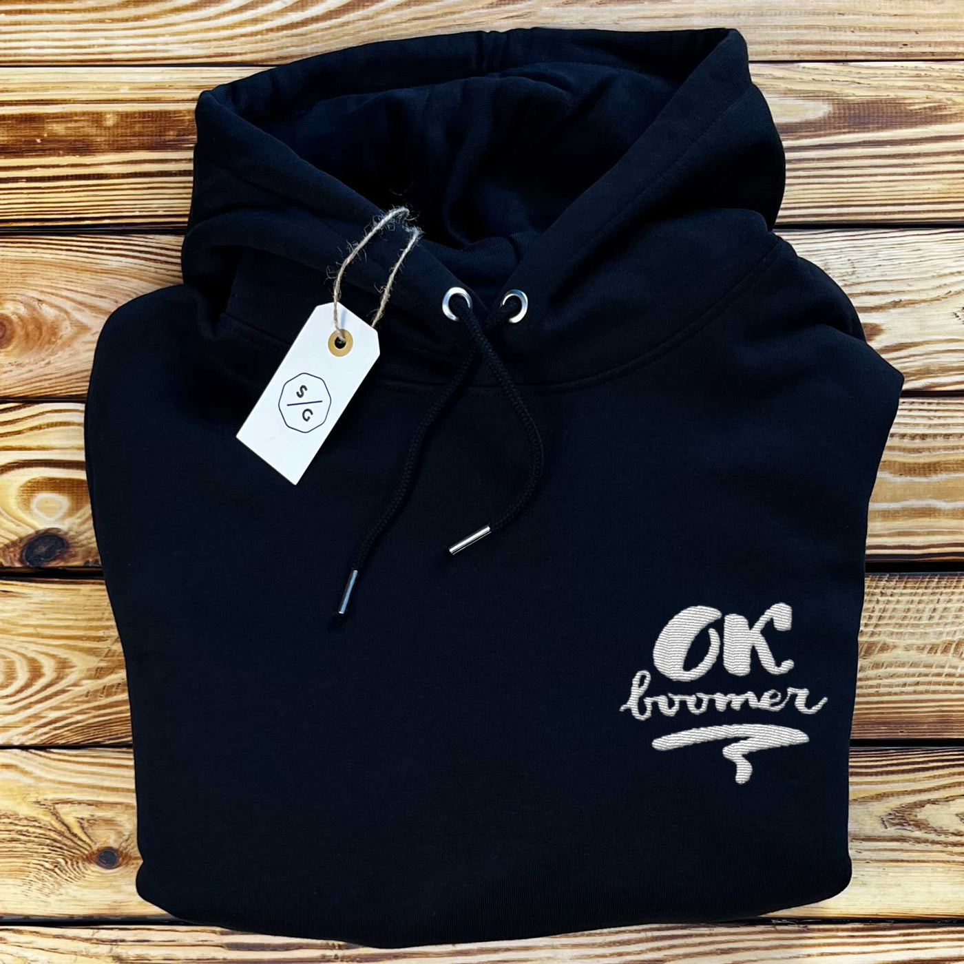 BESTICKTER HOODIE • OK BOOMER