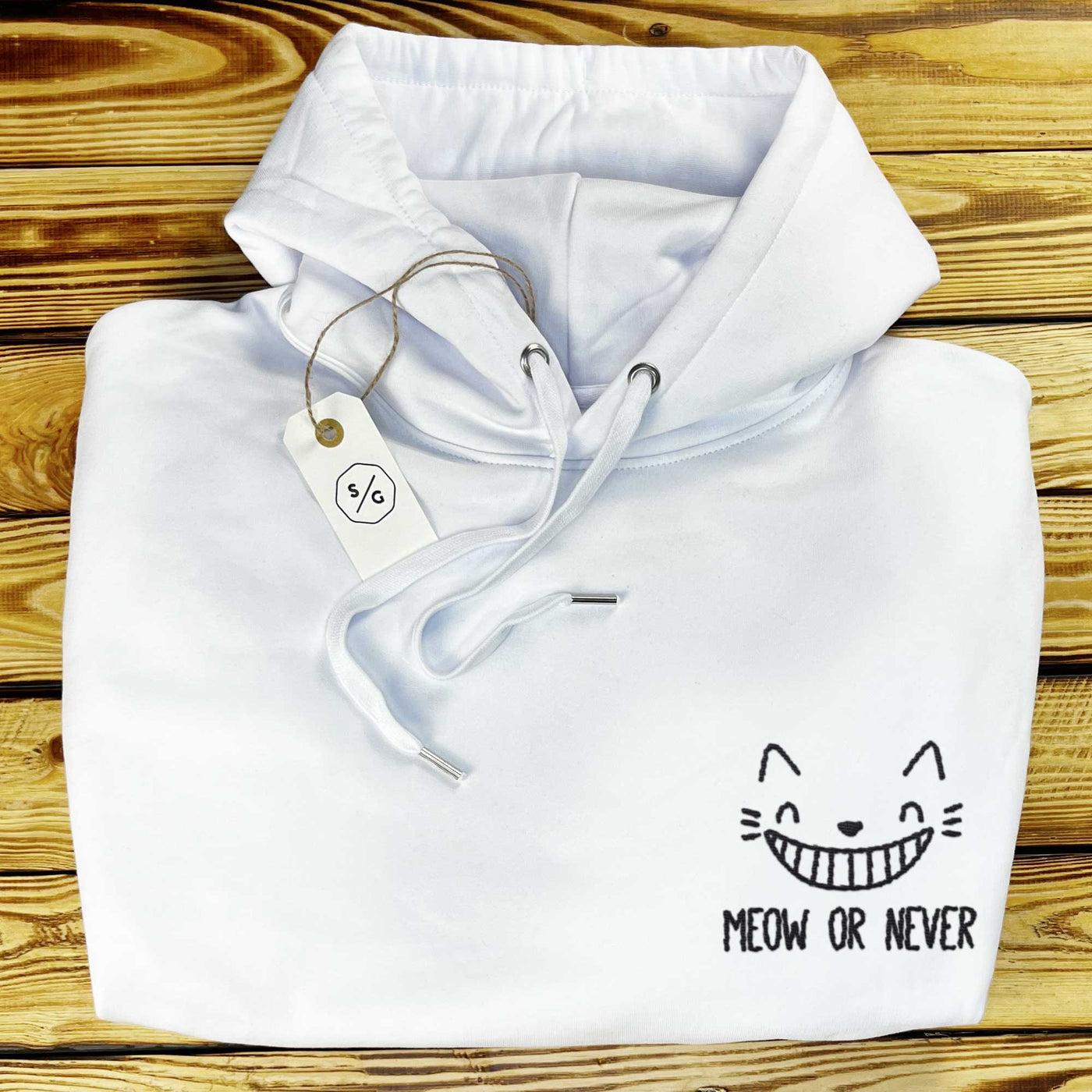 BESTICKTER HOODIE • MEOW OR NEVER