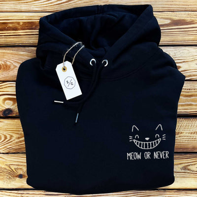 BESTICKTER HOODIE OVERSIZED • MEOW OR NEVER