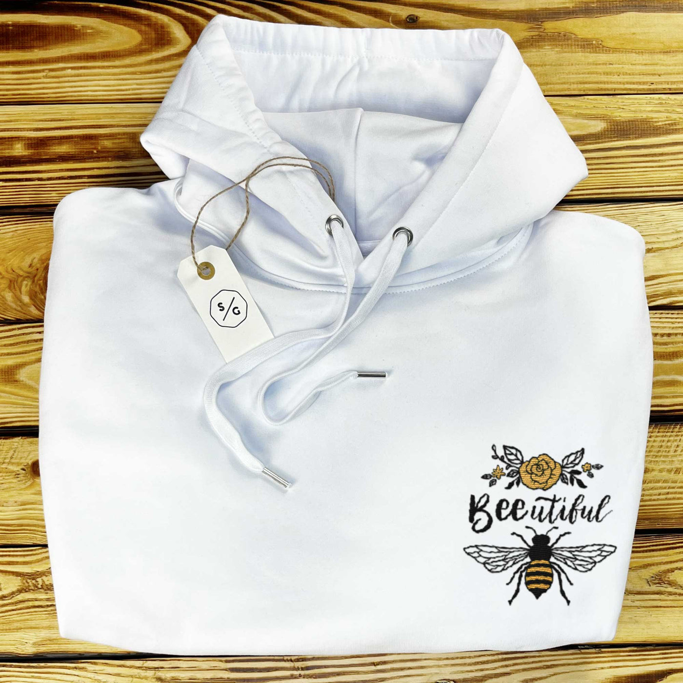 BESTICKTER HOODIE OVERSIZED • BEEUTIFUL