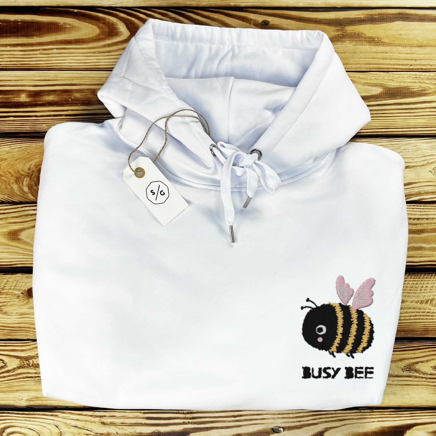 BESTICKTER HOODIE • BUSY BEE