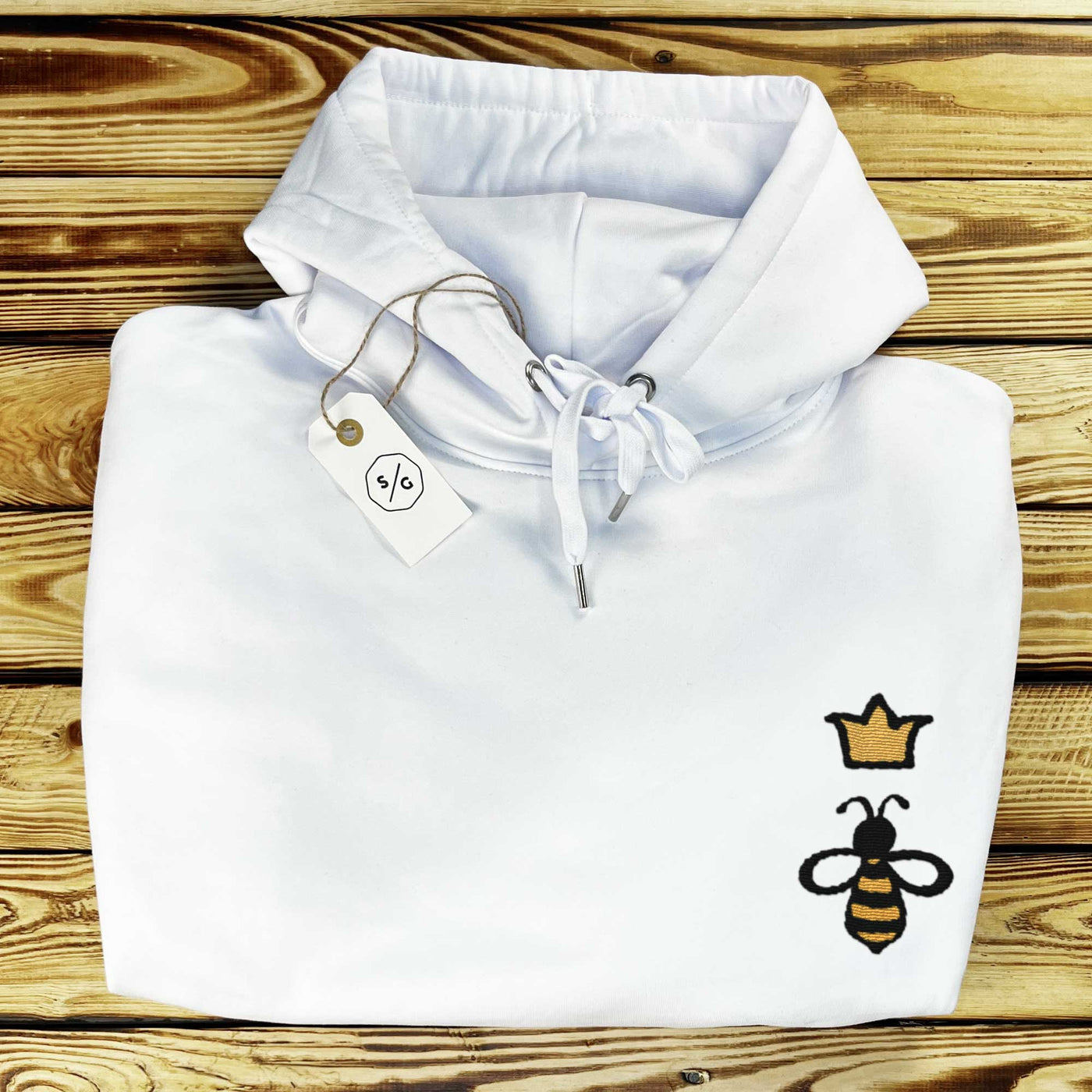 BESTICKTER HOODIE • QUEEN BEE