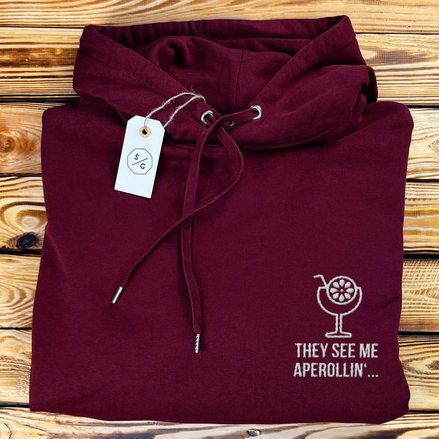 BESTICKTER HOODIE • THEY SEE ME APEROLLIN'