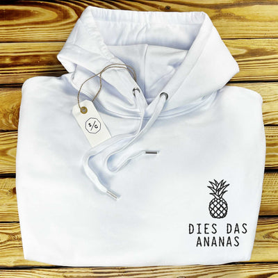 BESTICKTER HOODIE • DIES DAS ANANAS