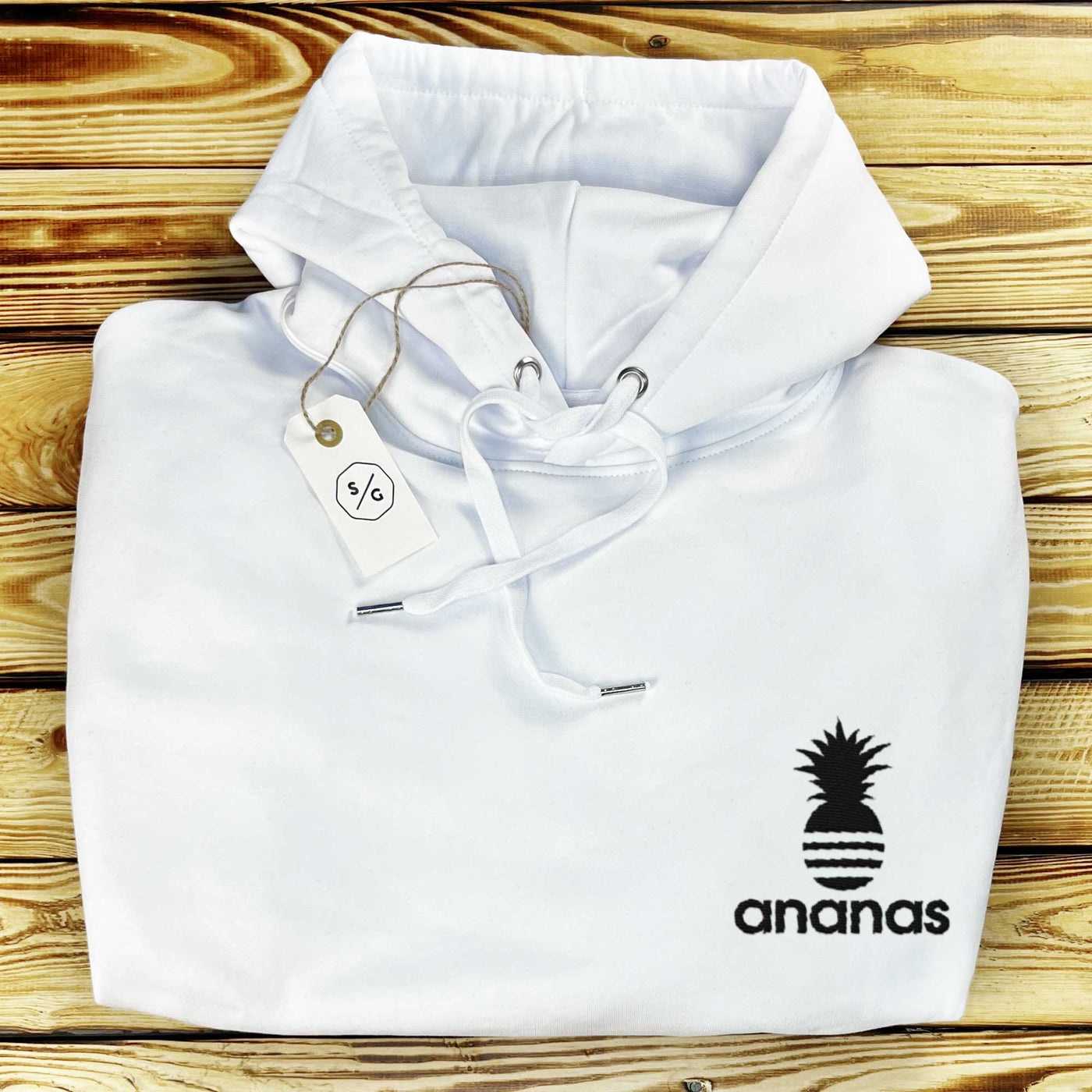 BESTICKTER HOODIE • ANANAS