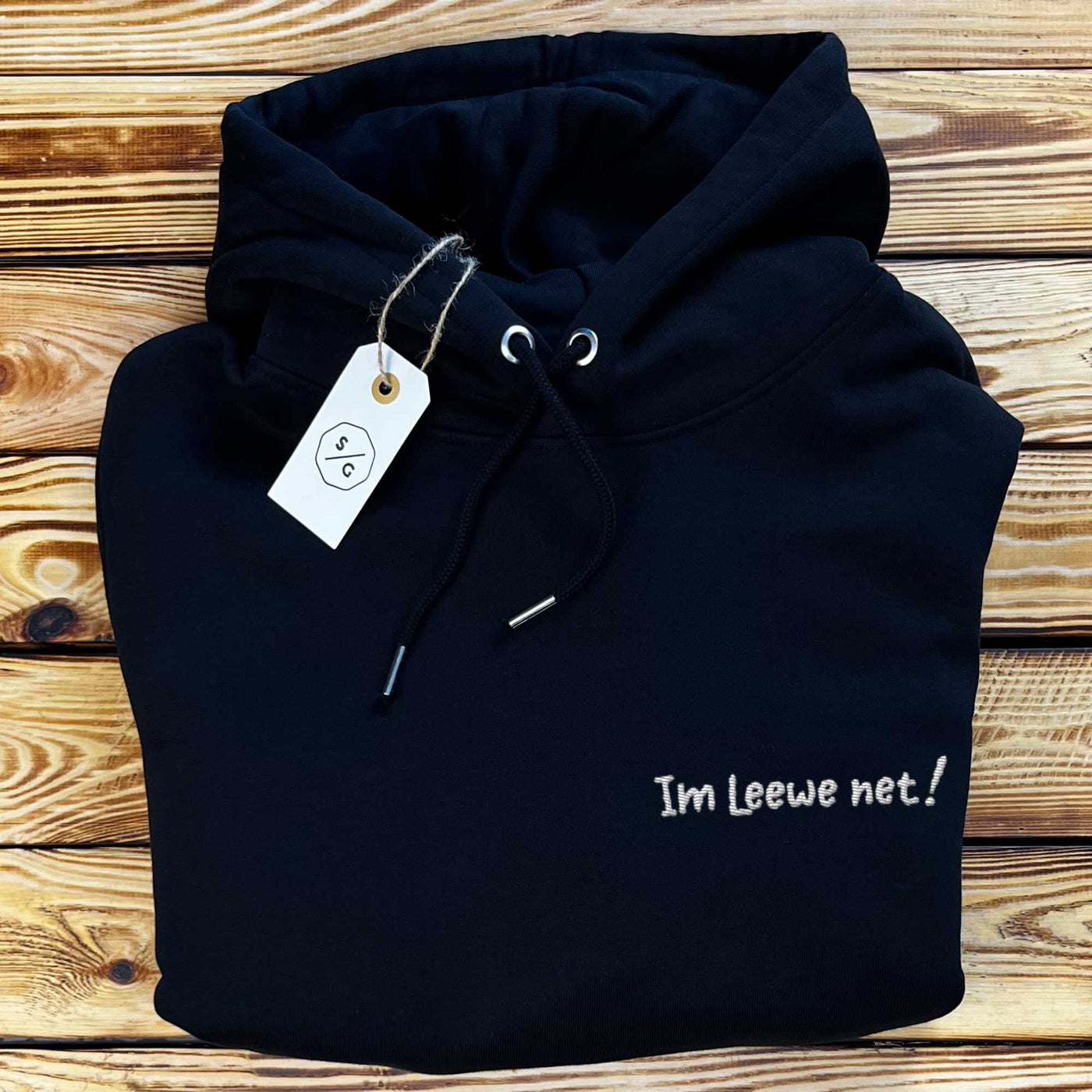 BESTICKTER HOODIE OVERSIZED • IM LEEWE NET!