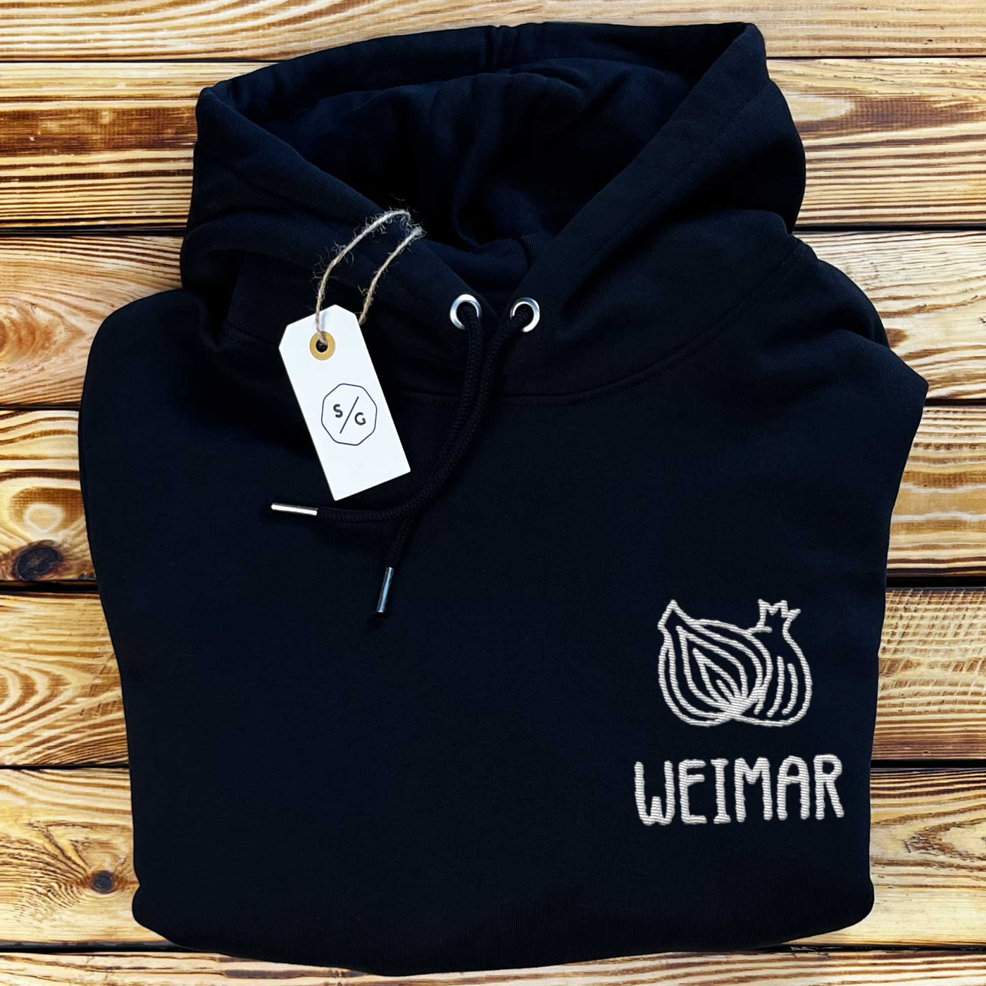 BESTICKTER HOODIE OVERSIZED • WEIMAR