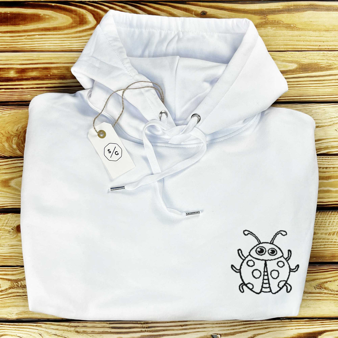 BESTICKTER HOODIE • CUTE LADYBUG