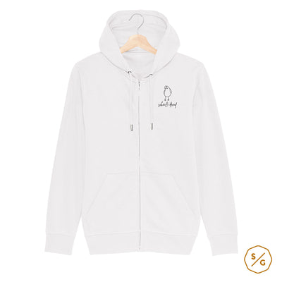 EMBROIDERED ZIPPER HOODIE • SCHEISS DRAUF