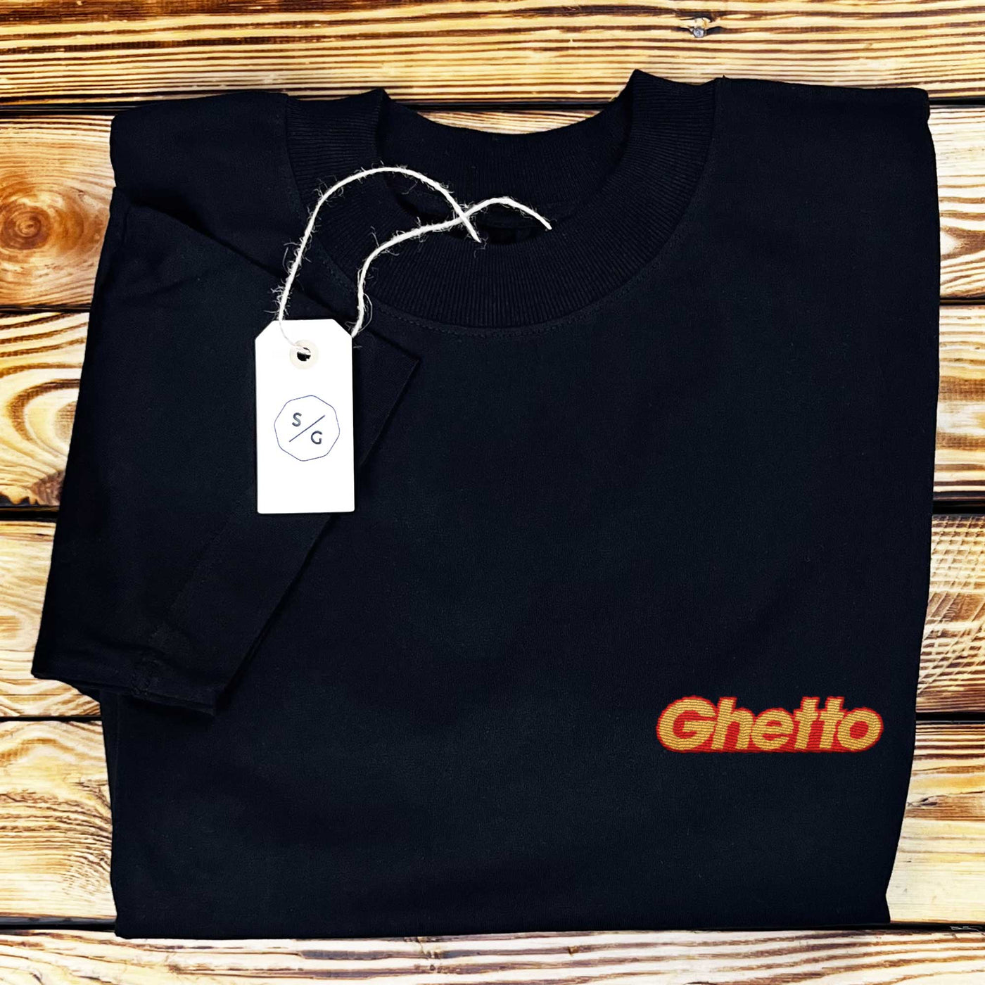 BESTICKTES SHIRT OVERSIZED • GHETTO