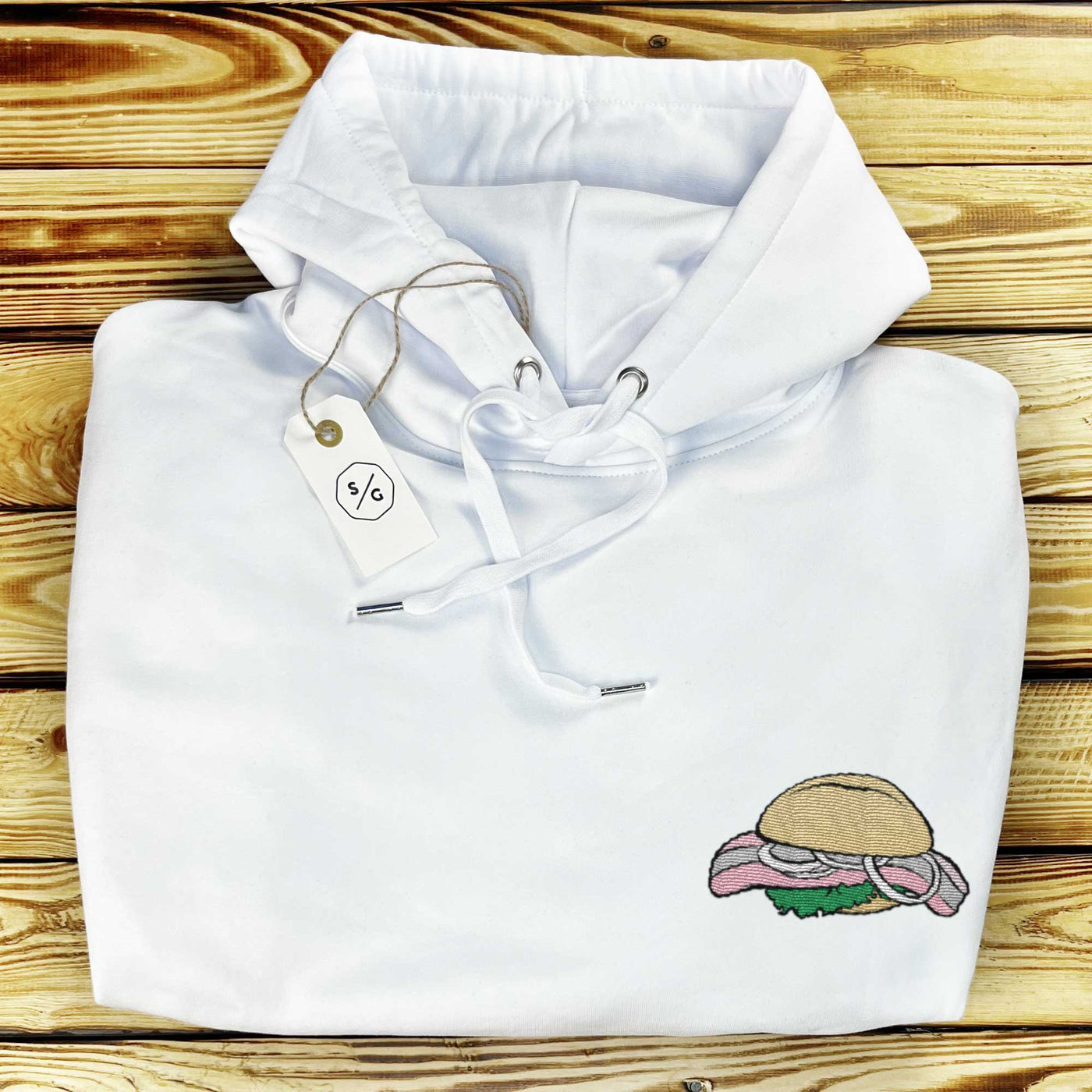 BESTICKTER HOODIE • FISCHBRÖTCHEN