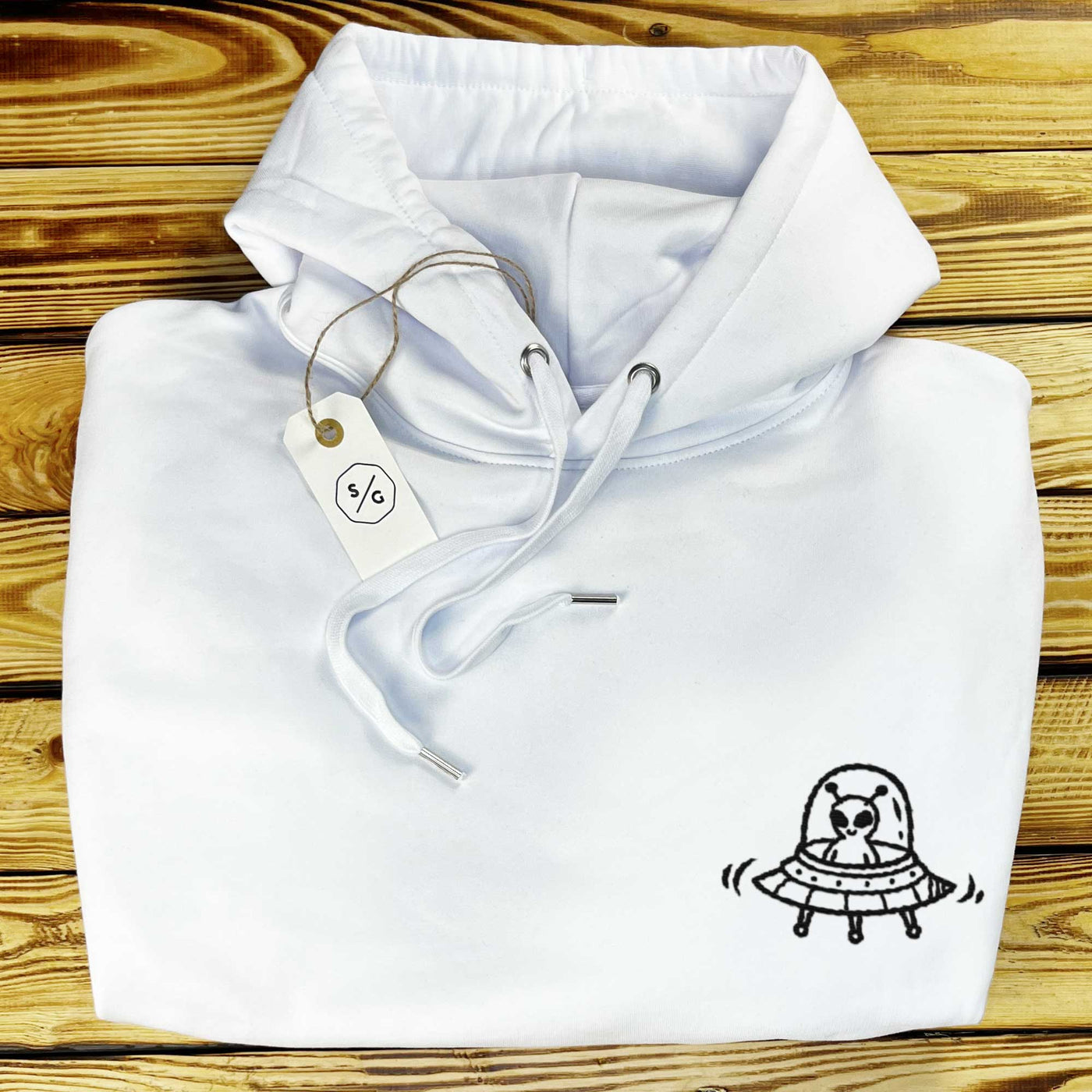 BESTICKTER HOODIE • ALIEN