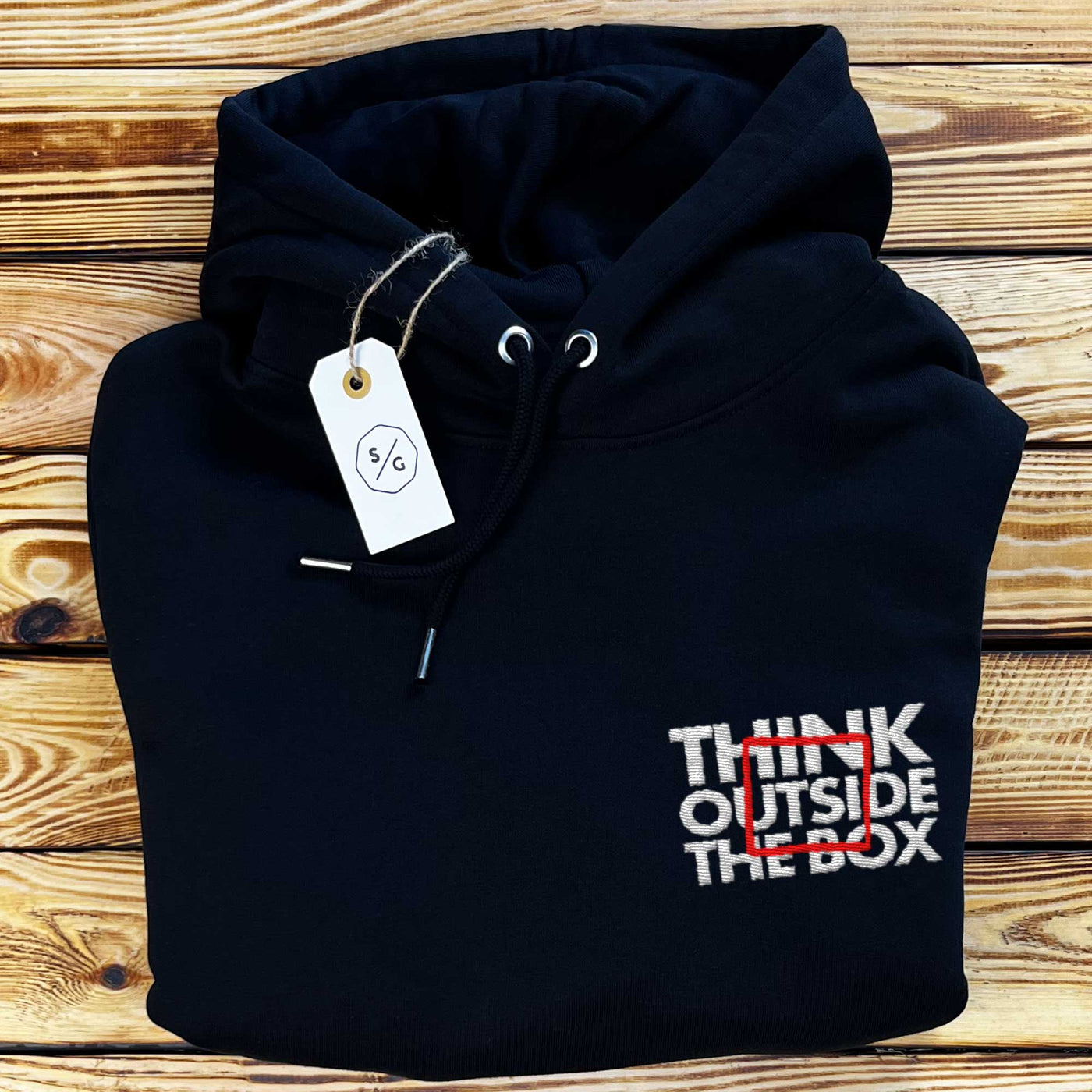 BESTICKTER HOODIE • THINK OUTSIDE THE BOX