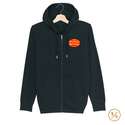 BESTICKTER ZIPPER HOODIE • VEB MOPED