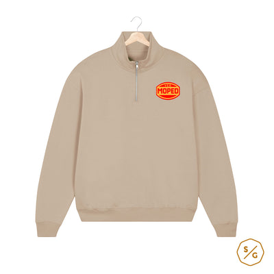 BESTICKTER HALF-ZIP SWEATER • VEB MOPED