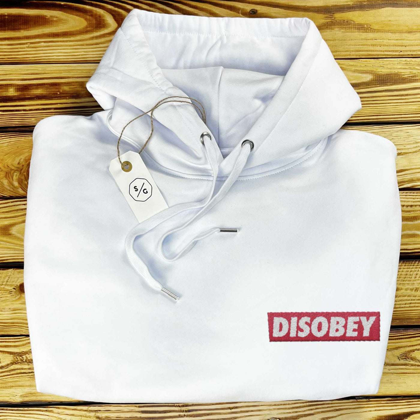 BESTICKTER HOODIE OVERSIZED • DISOBEY