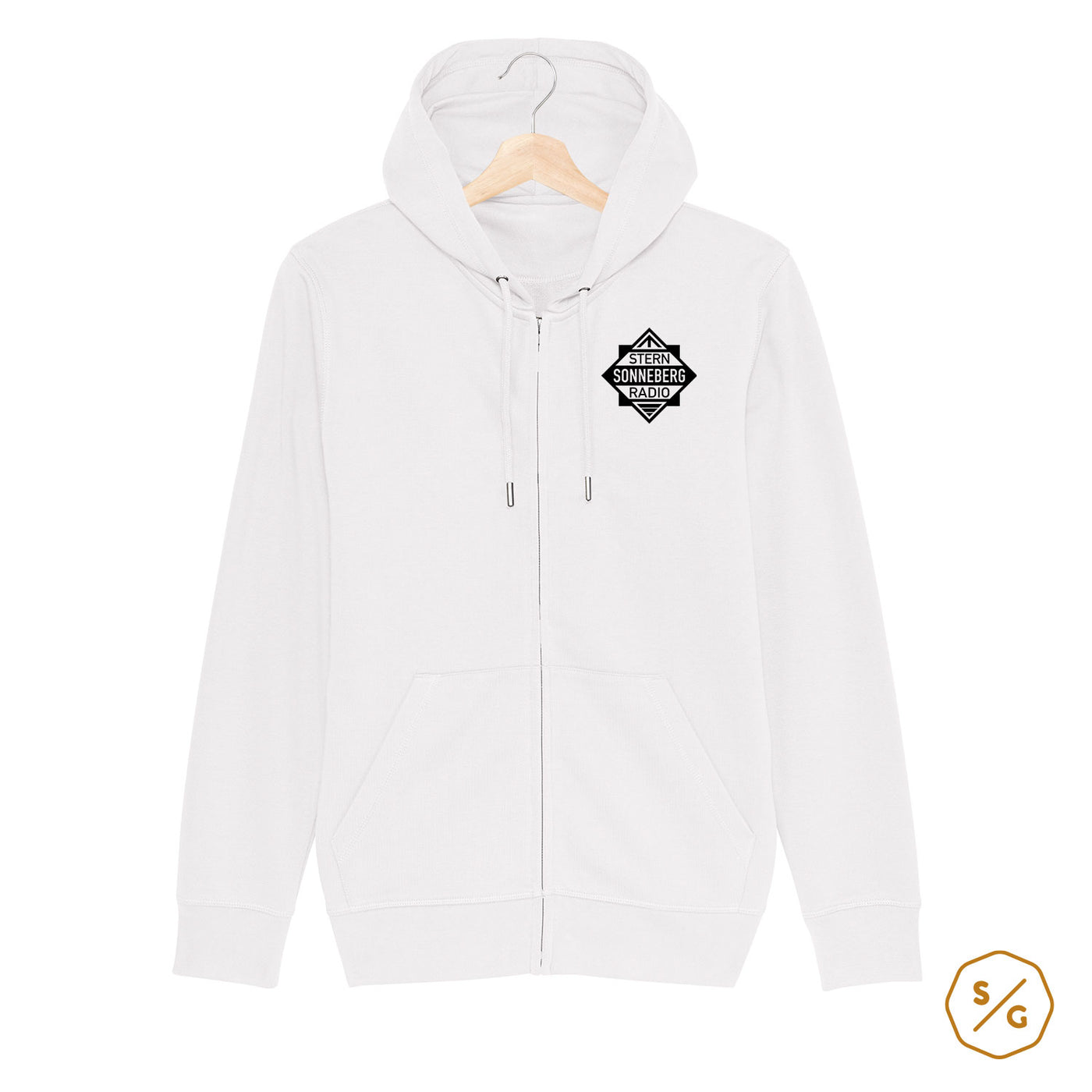 BESTICKTER ZIPPER HOODIE • STERN RADIO SONNEBERG