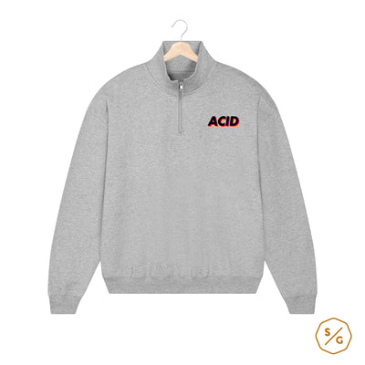 BESTICKTER HALF-ZIP SWEATER • ACID