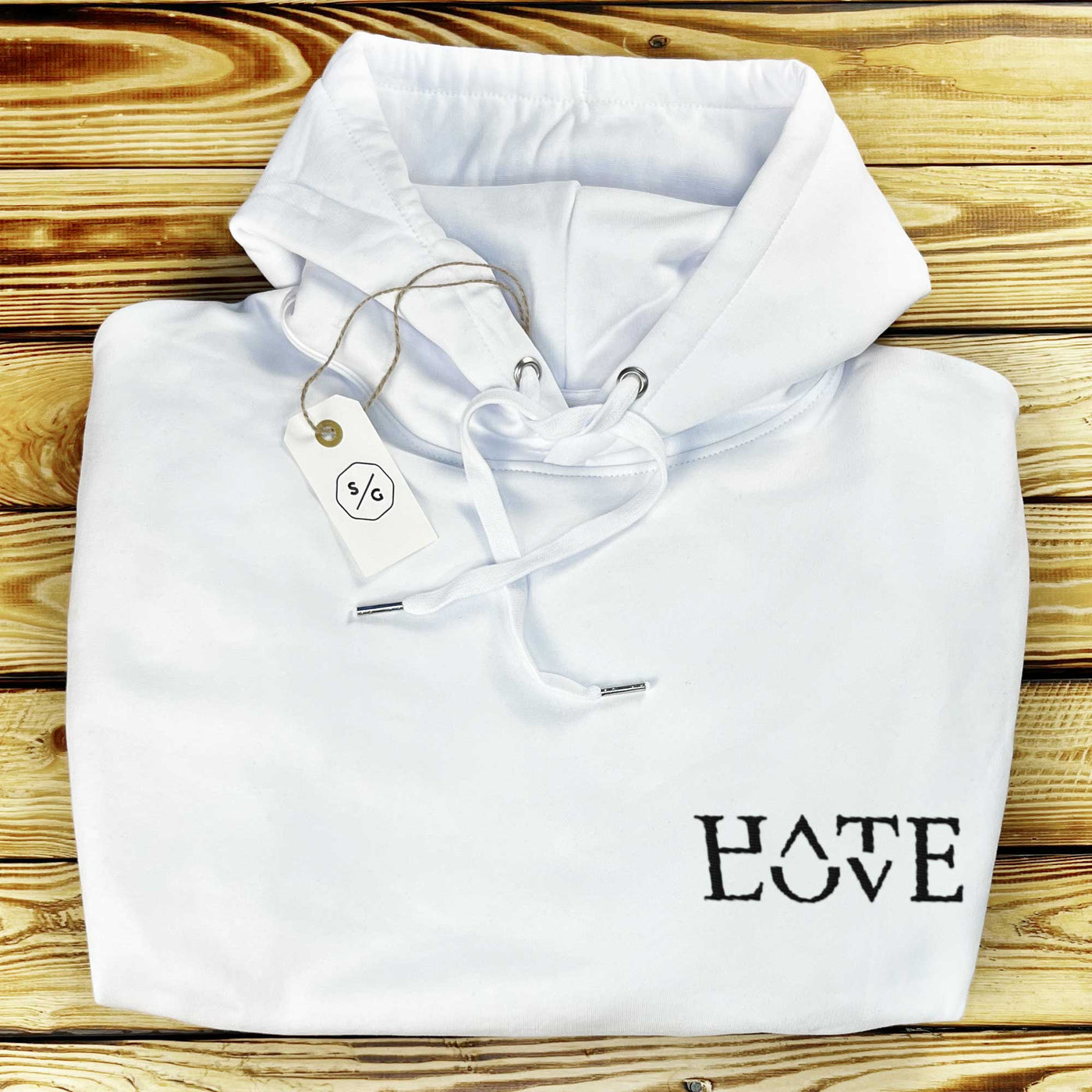 BESTICKTER HOODIE • HATE LOVE