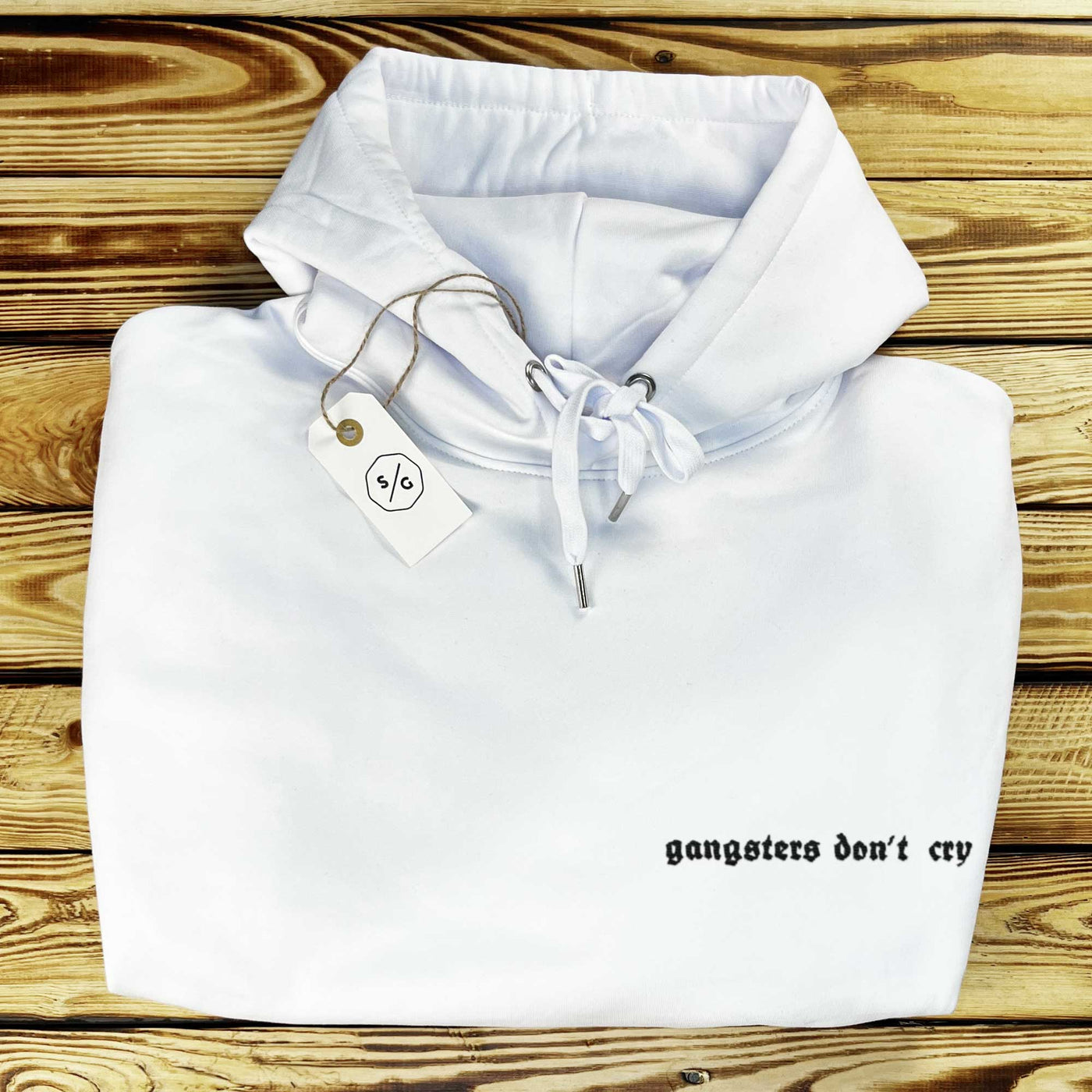 HOODIE OVERSIZED • GANGSTERS DON'T CRY