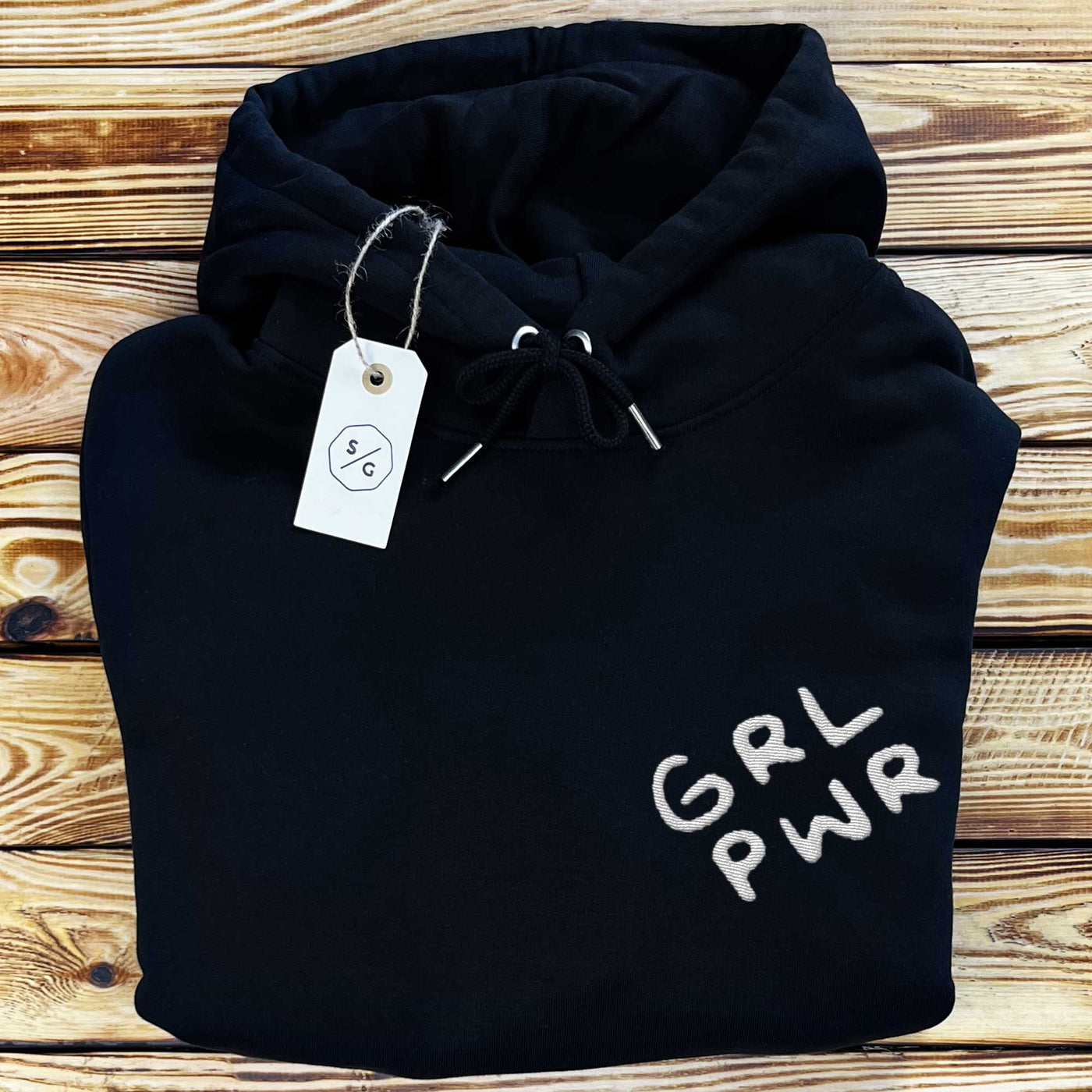 BESTICKTER HOODIE • GRL PWR