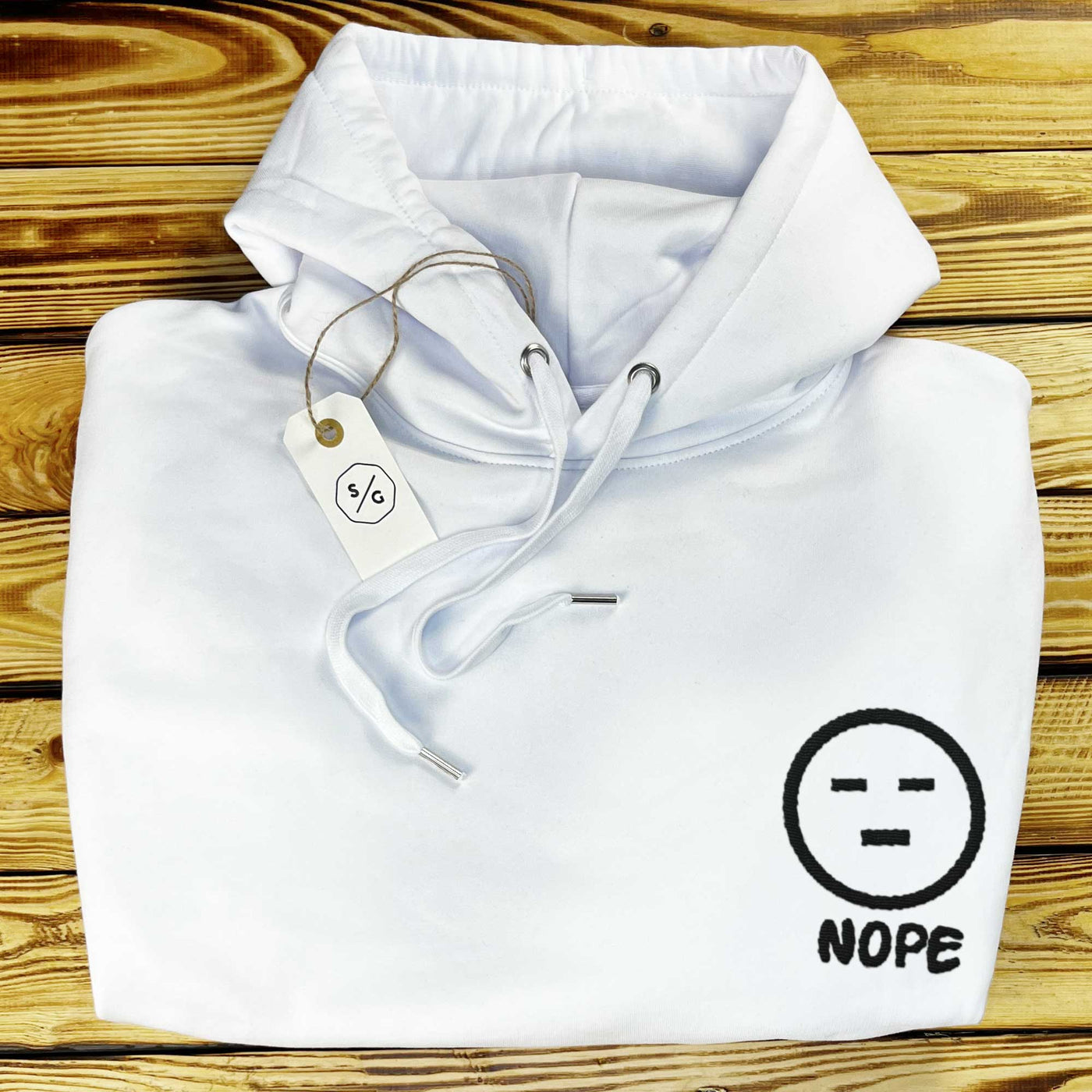 BESTICKTER HOODIE OVERSIZED • NOPE