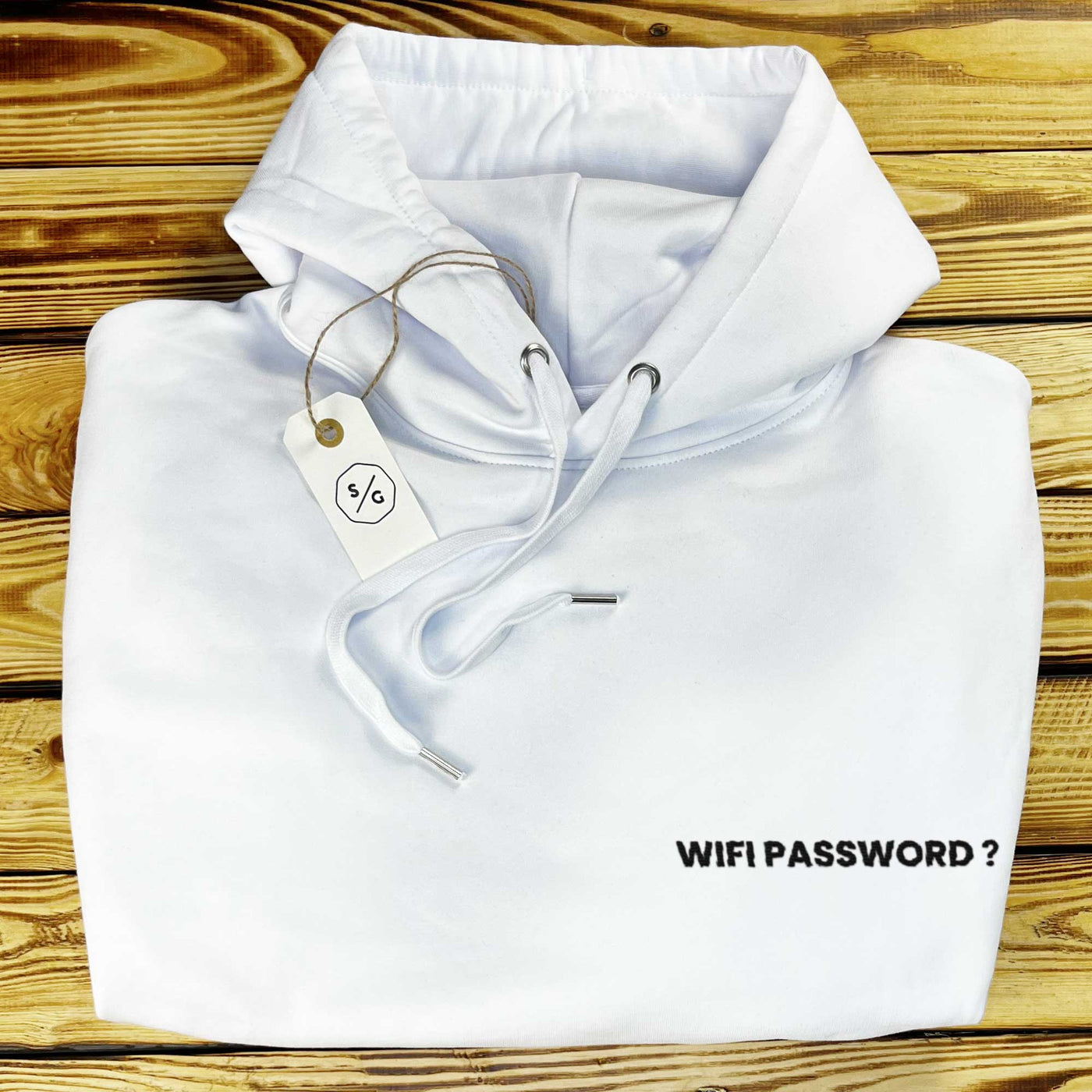 BESTICKTER HOODIE OVERSIZED • WIFI PASSWORD?