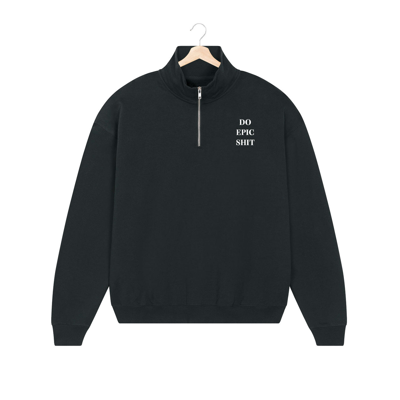 BESTICKTER HALF-ZIP SWEATER • DO EPIC SHIT