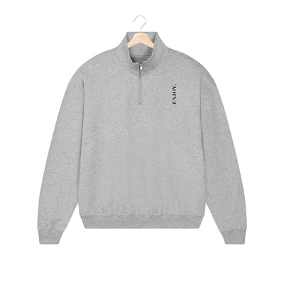 BESTICKTER HALF-ZIP SWEATER • ENJOY.