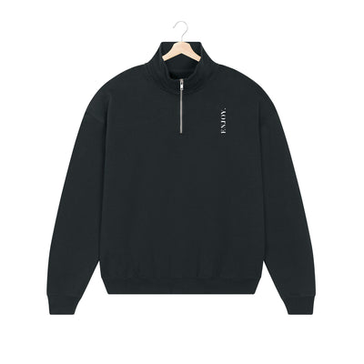 BESTICKTER HALF-ZIP SWEATER • ENJOY.