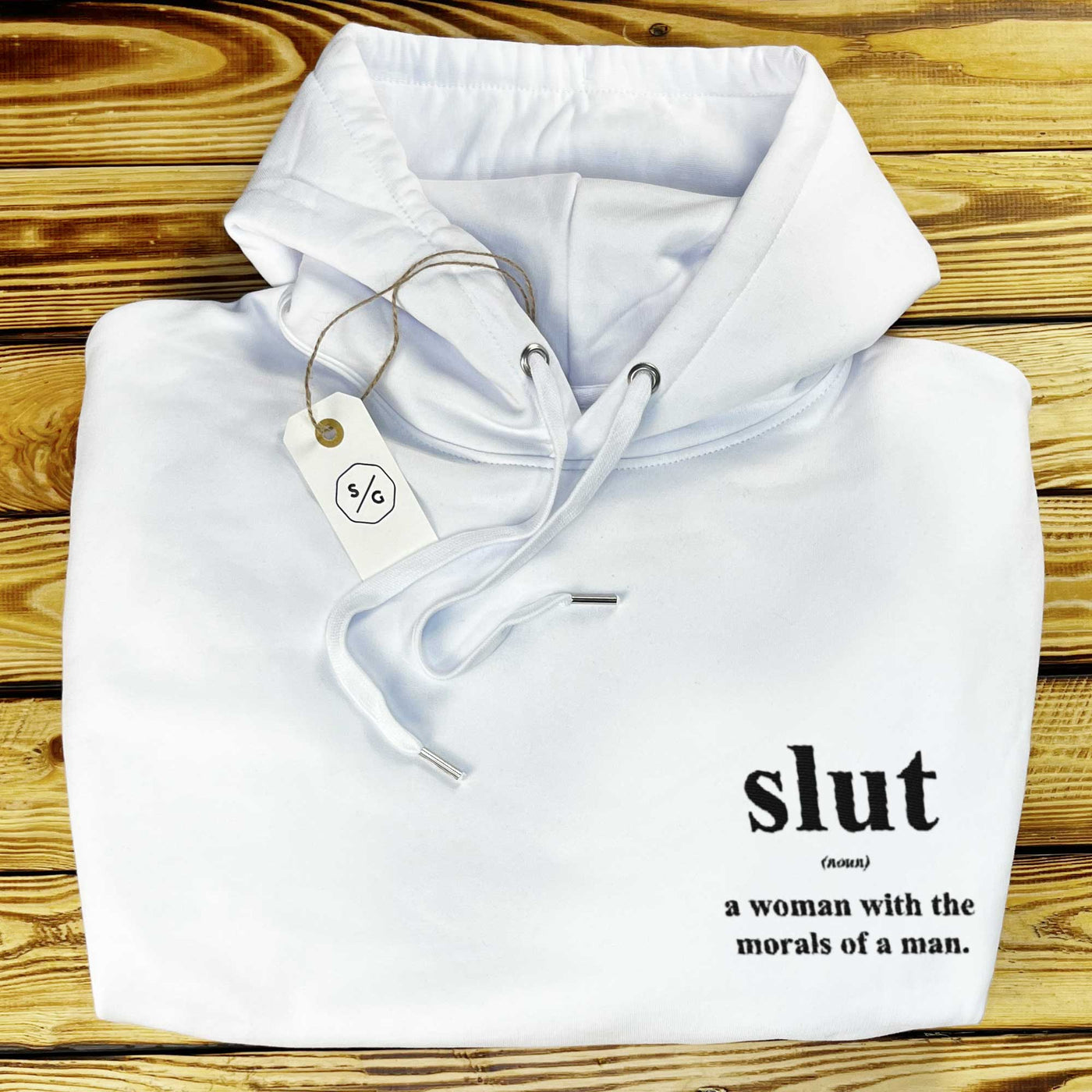 EMBROIDERED HOODIE • SLUT