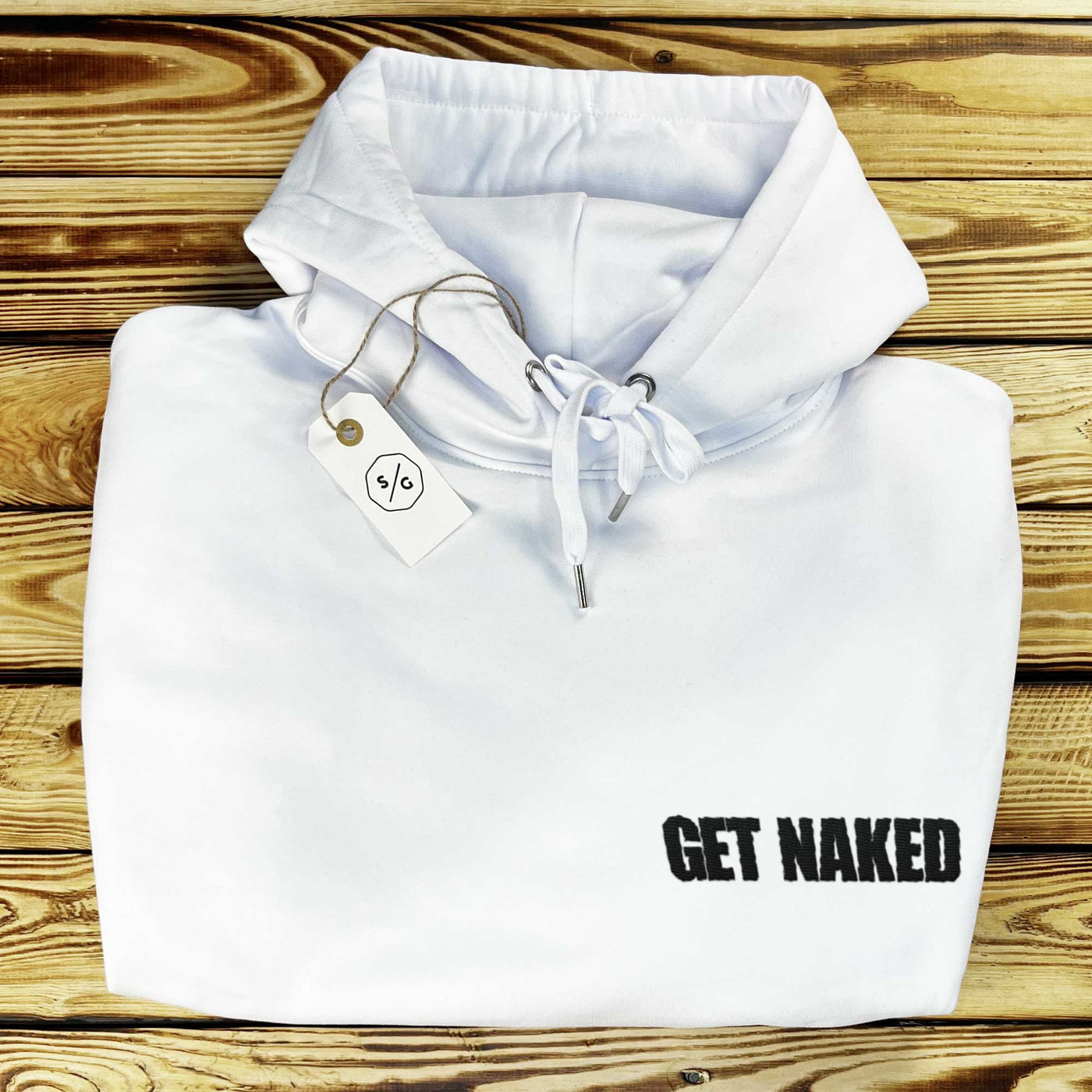 BESTICKTER HOODIE • GET NAKED