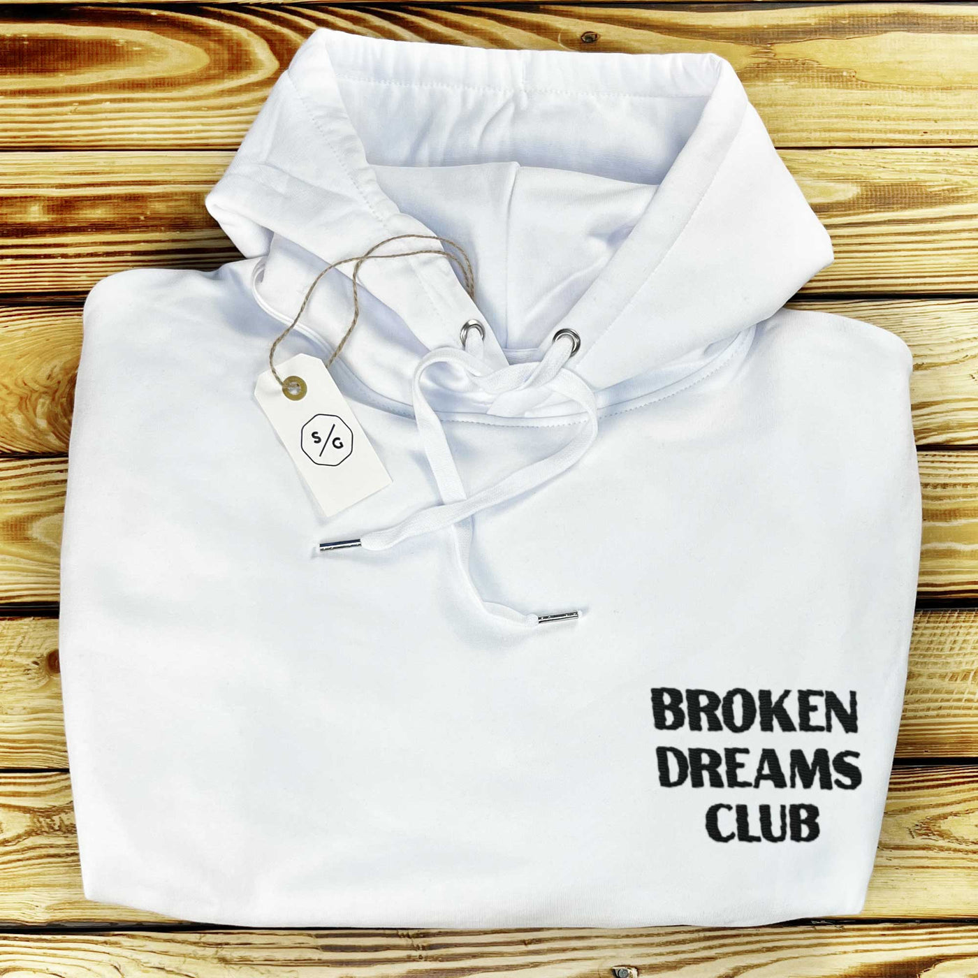 BESTICKTER HOODIE OVERSIZED • BROKEN DREAMS CLUB