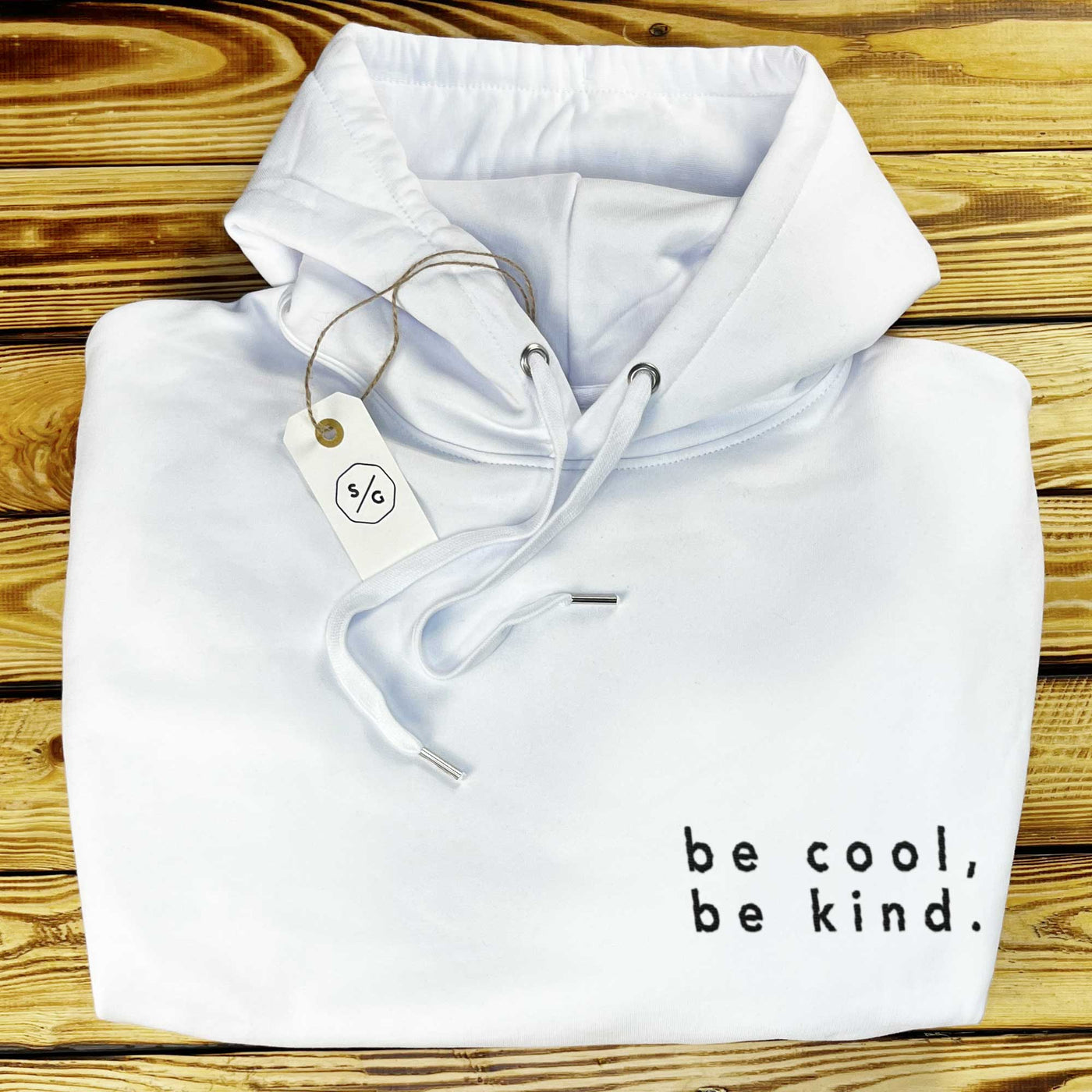 BESTICKTER HOODIE OVERSIZED • BE COOL, BE KIND.