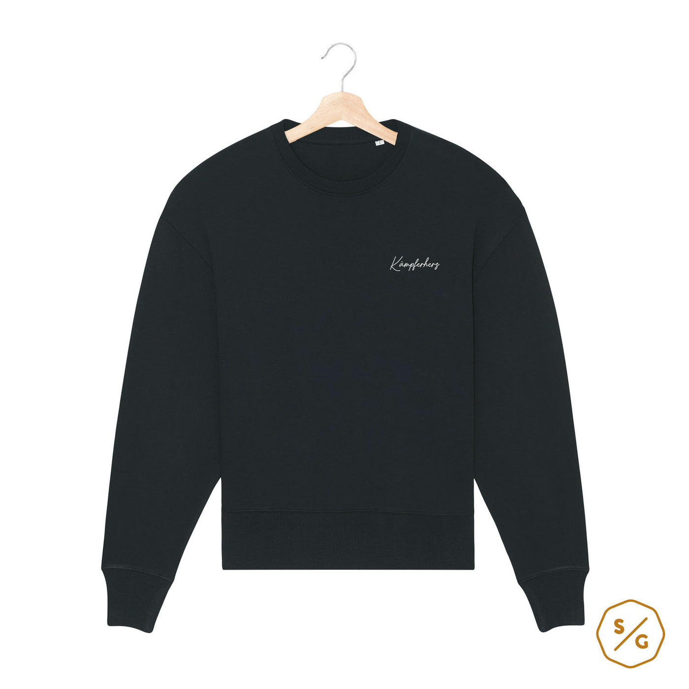 BESTICKTER SWEATER • KÄMPFERHERZ