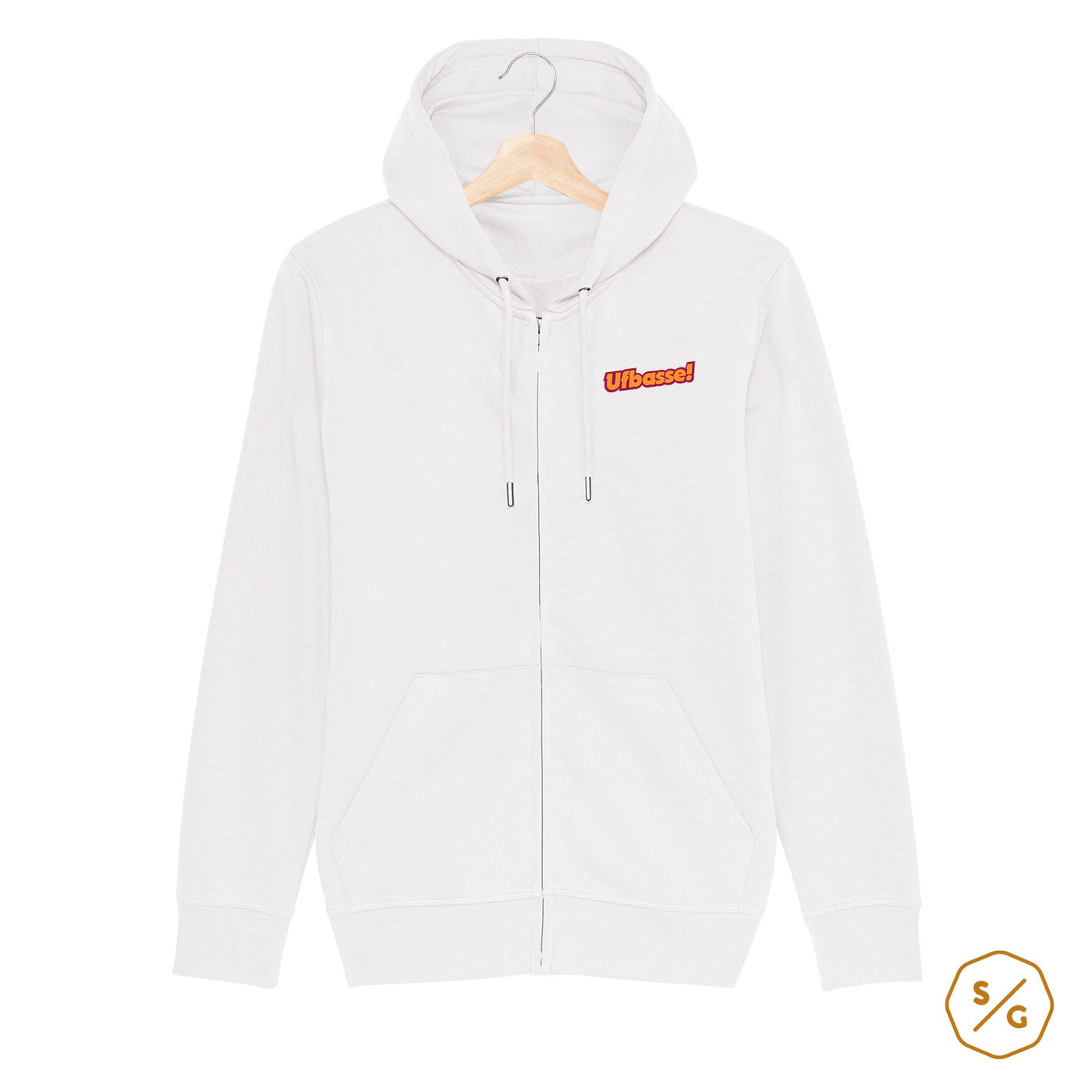 BESTICKTER ZIPPER HOODIE • UFBASSE