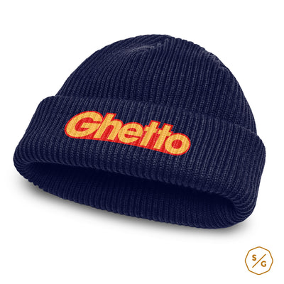 BESTICKTE BEANIE • GHETTO