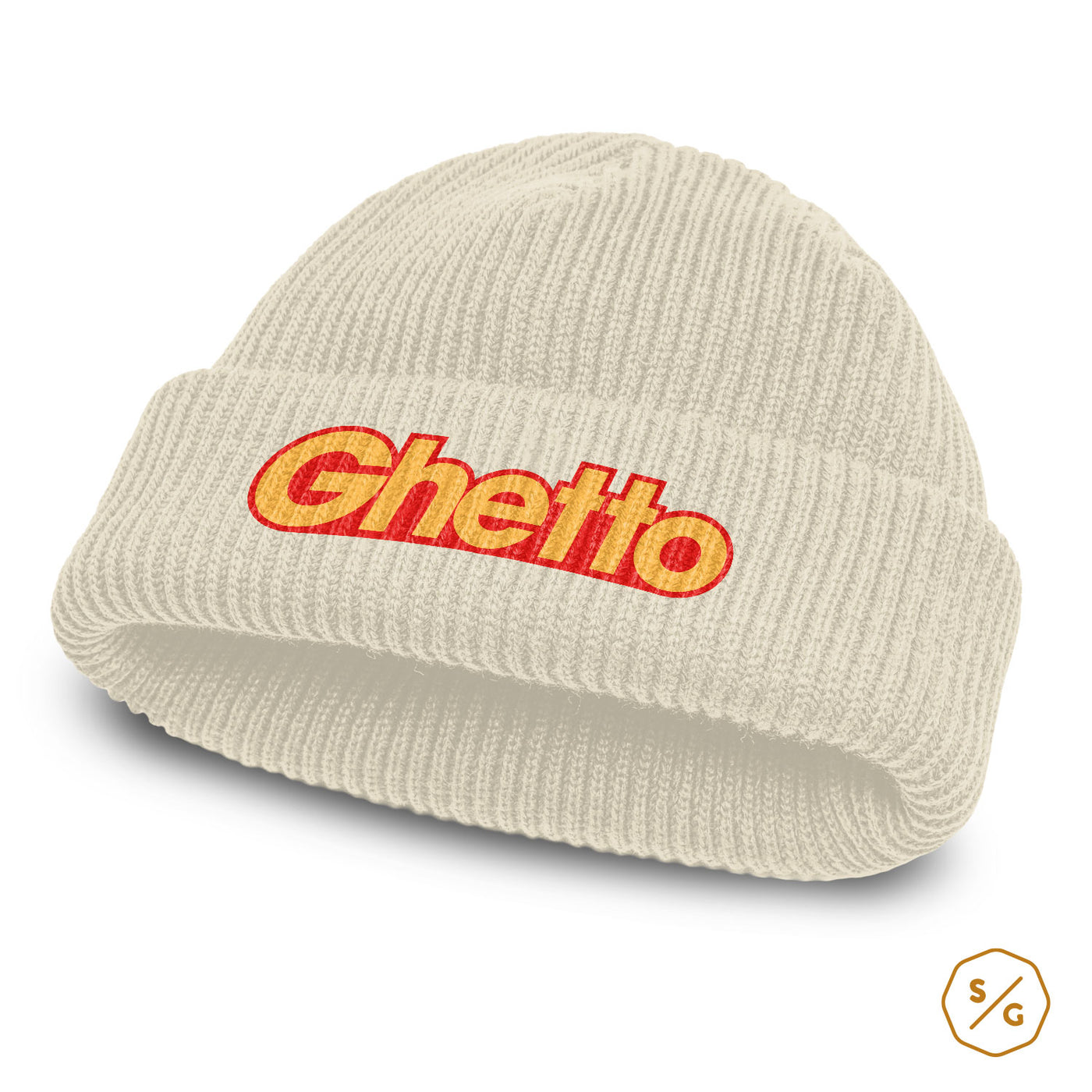 BESTICKTE BEANIE • GHETTO