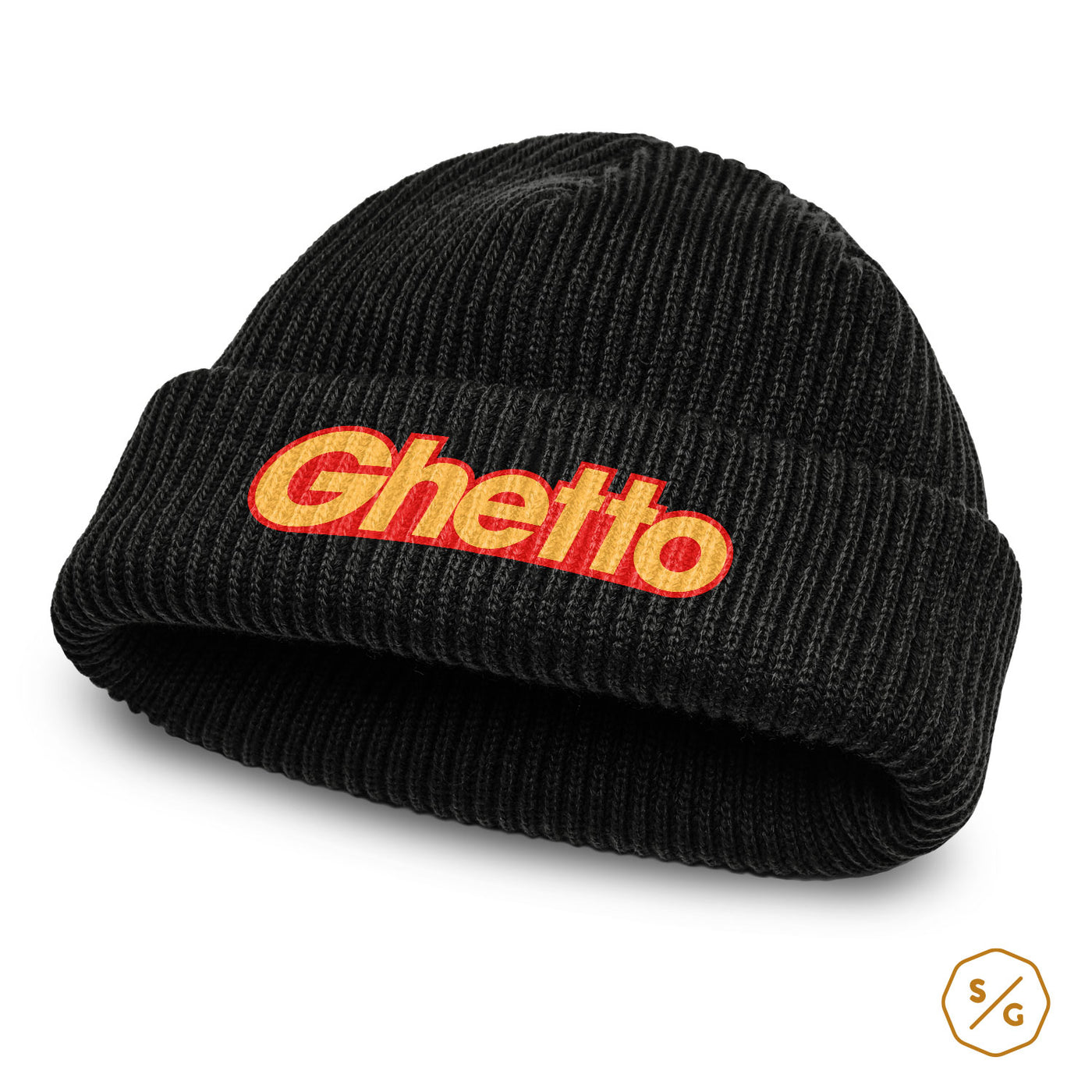 BESTICKTE BEANIE • GHETTO