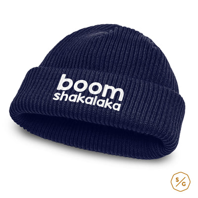 BESTICKTE BEANIE • BOOM SHAKALAKA