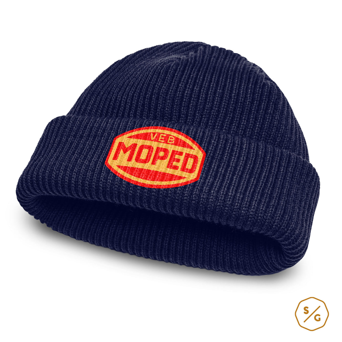 BESTICKTE BEANIE • VEB MOPED