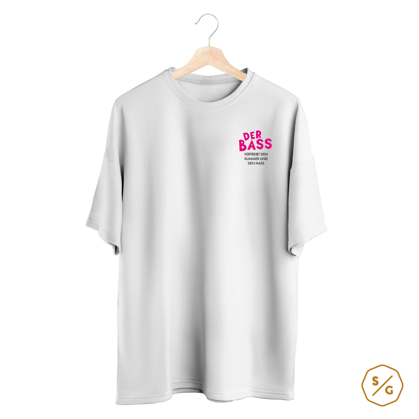 BESTICKTES SHIRT OVERSIZED • DER BASS