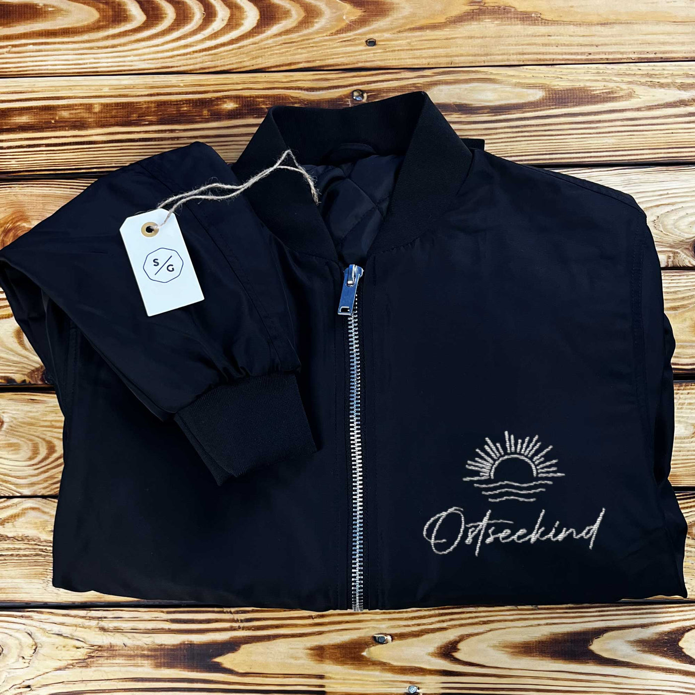 EMBROIDERED BOMBER JACKET • OSTSEEKIND