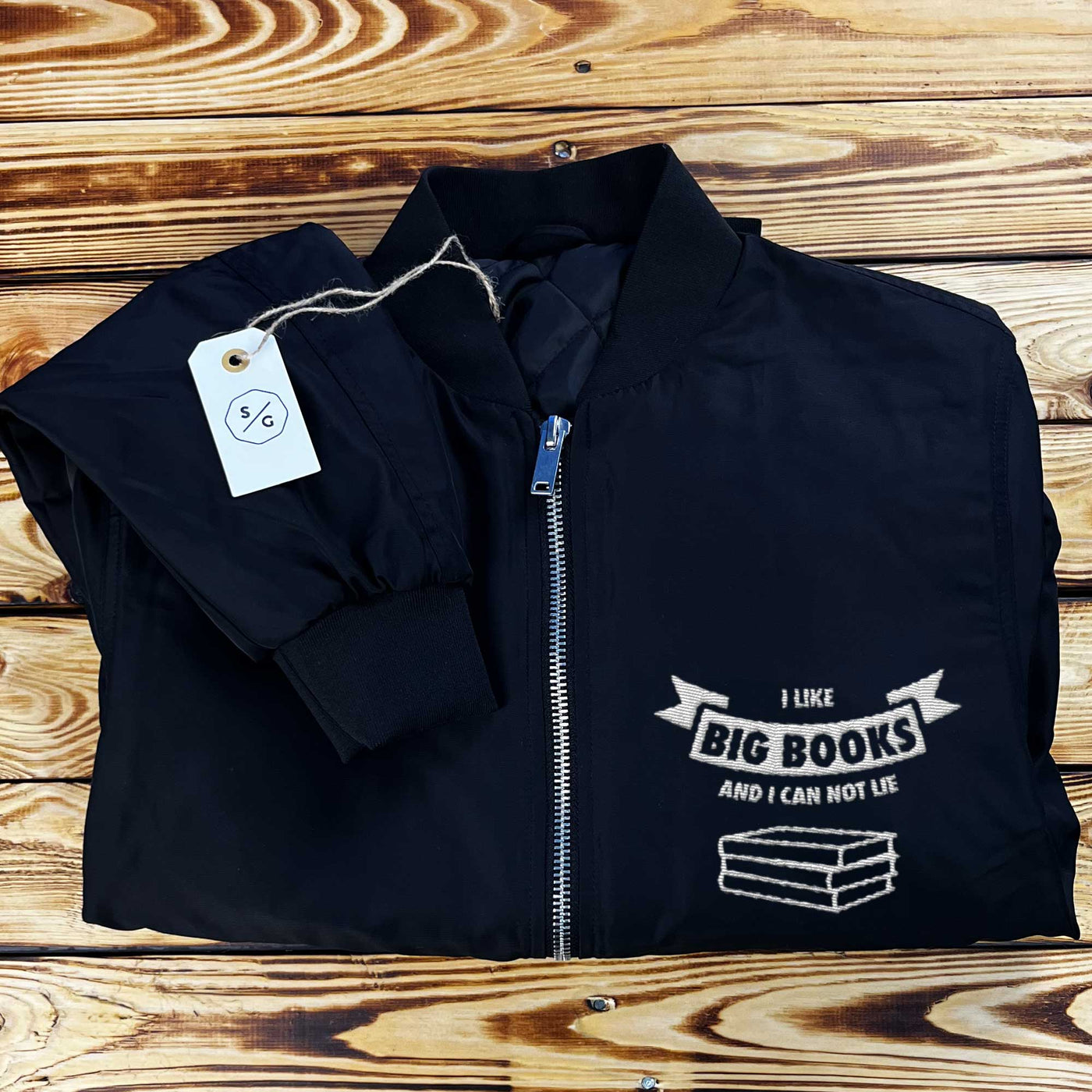 BESTICKTE BOMBERJACKE • I LIKE BIG BOOKS