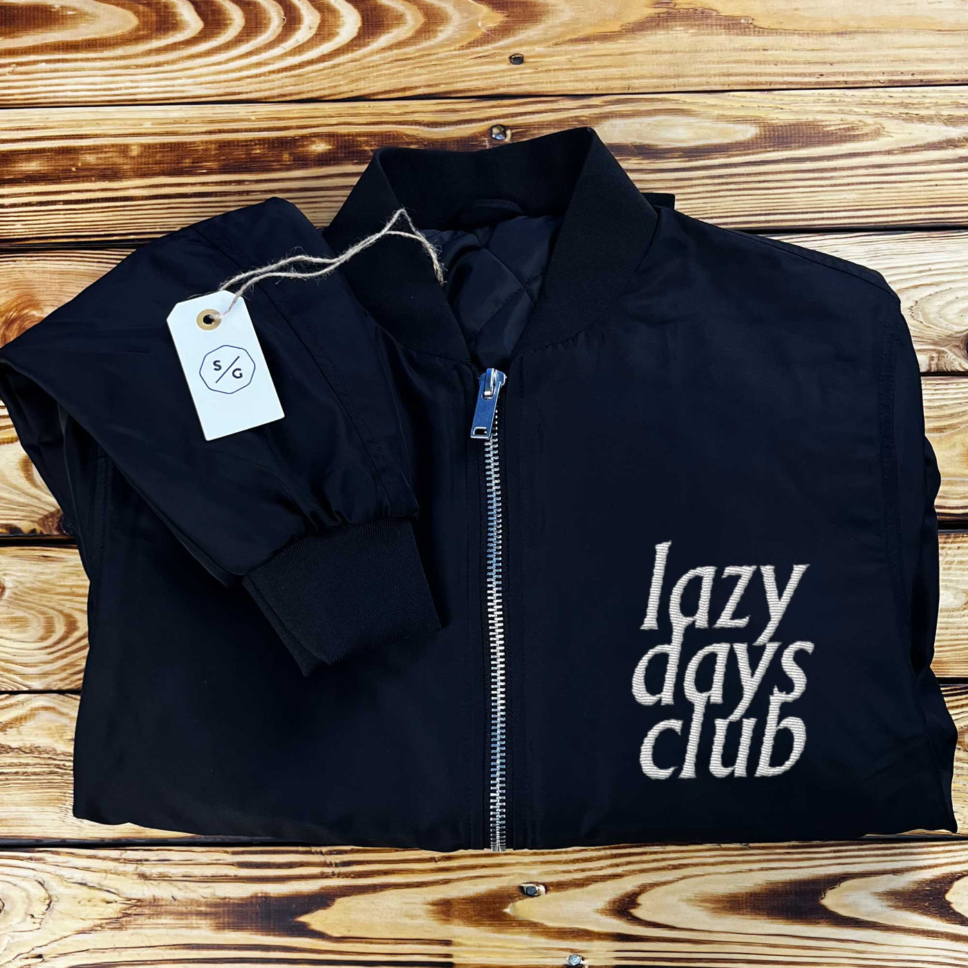 BESTICKTE BOMBERJACKE • LAZY DAYS CLUB