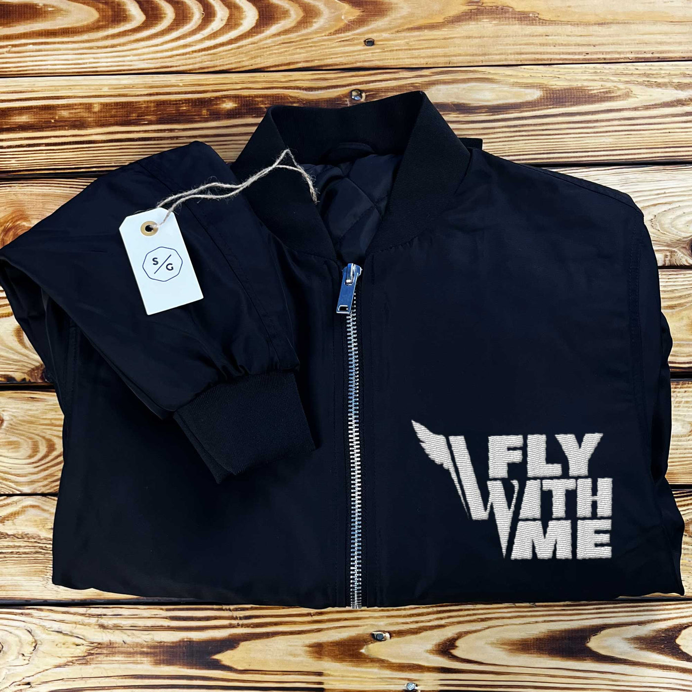 BESTICKTE BOMBERJACKE • FLY WITH ME