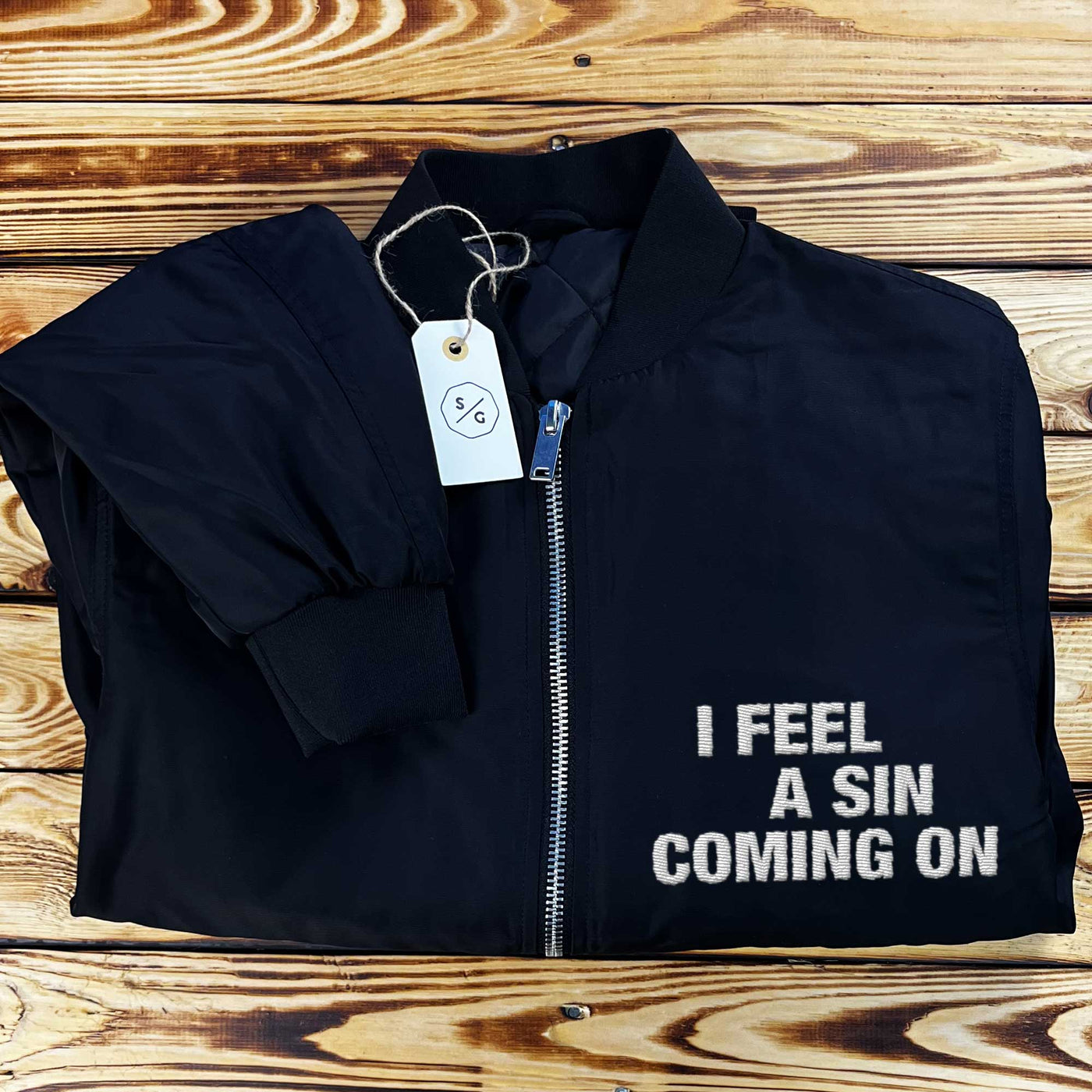 BESTICKTE BOMBERJACKE • I FEEL A SIN COMING ON