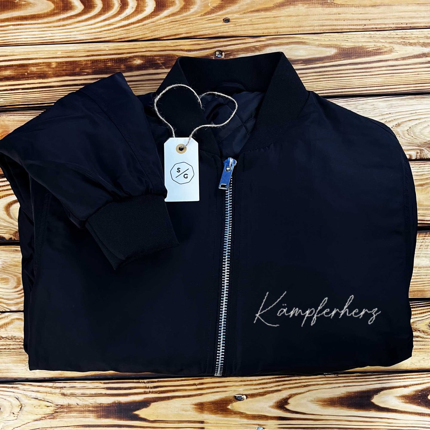 BESTICKTER HALF-ZIP SWEATER • KÄMPFERHERZ