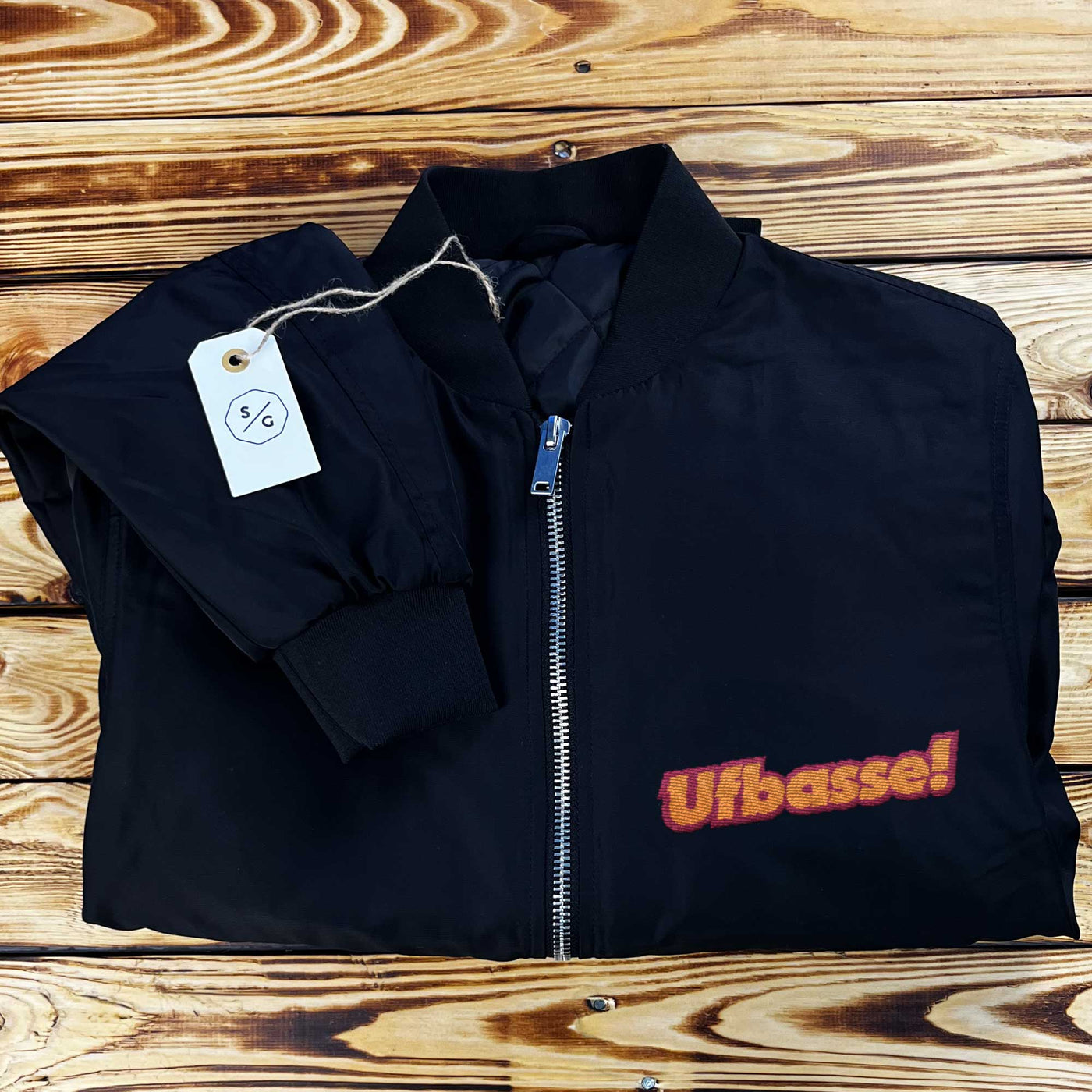 EMBROIDERED BOMBER JACKET • UFBASSE!